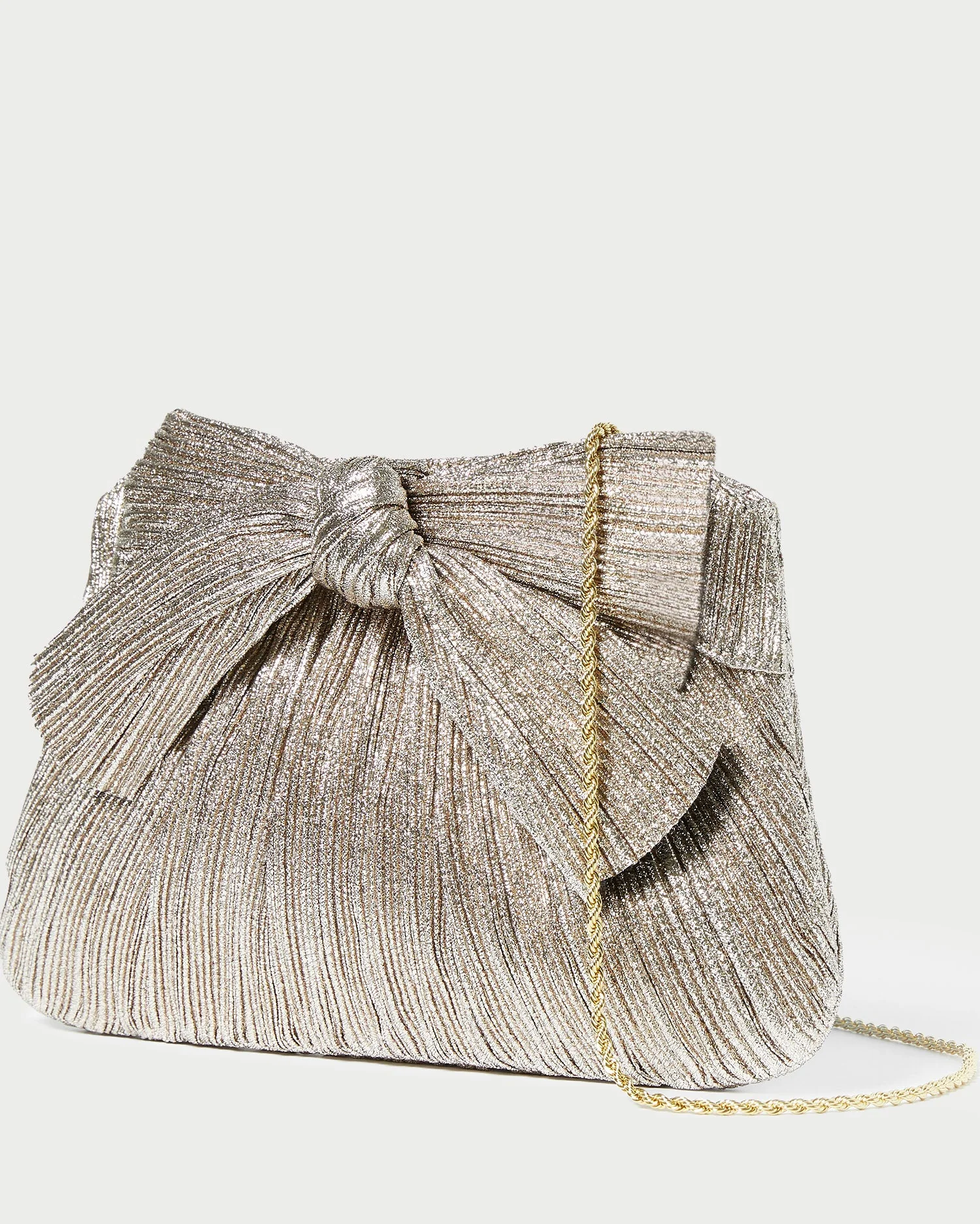 Loeffler Randall - Rayne Champagne Bow Clutch - Image 2