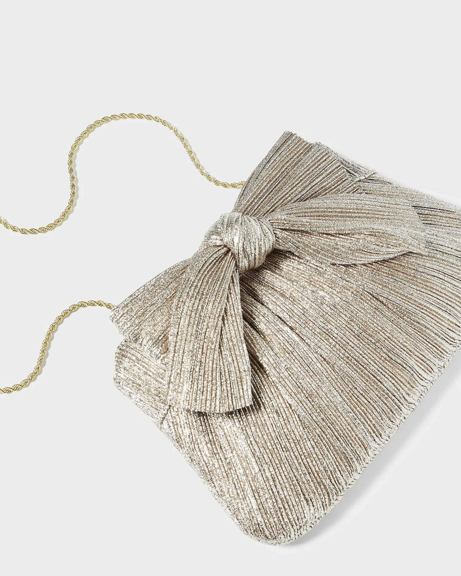 Loeffler Randall - Rayne Champagne Bow Clutch - Image 3