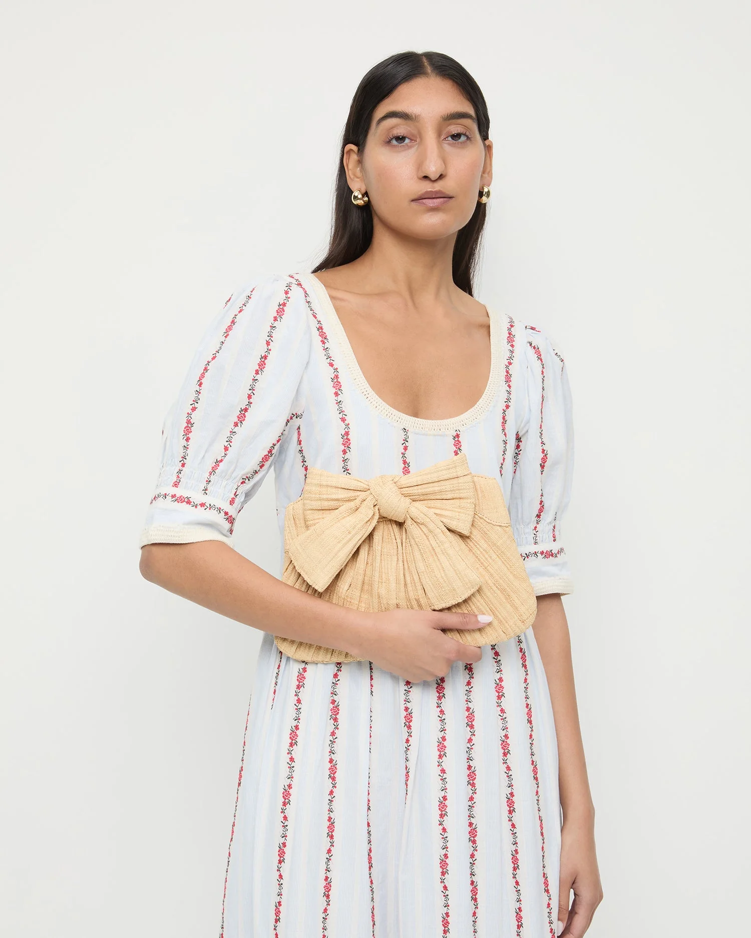 Loeffler Randall - Rayne Natural Bow Clutch - Image 5