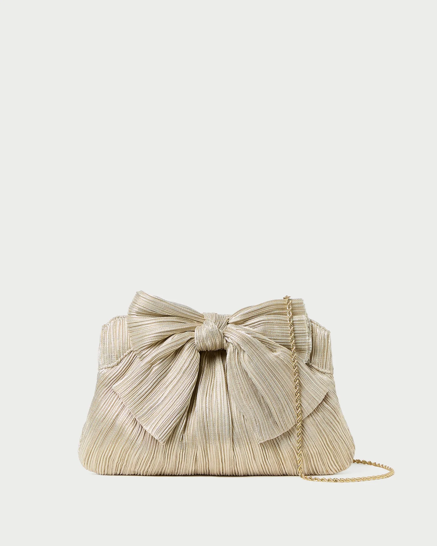 Loeffler Randall - Rayne Platinum Bow Clutch