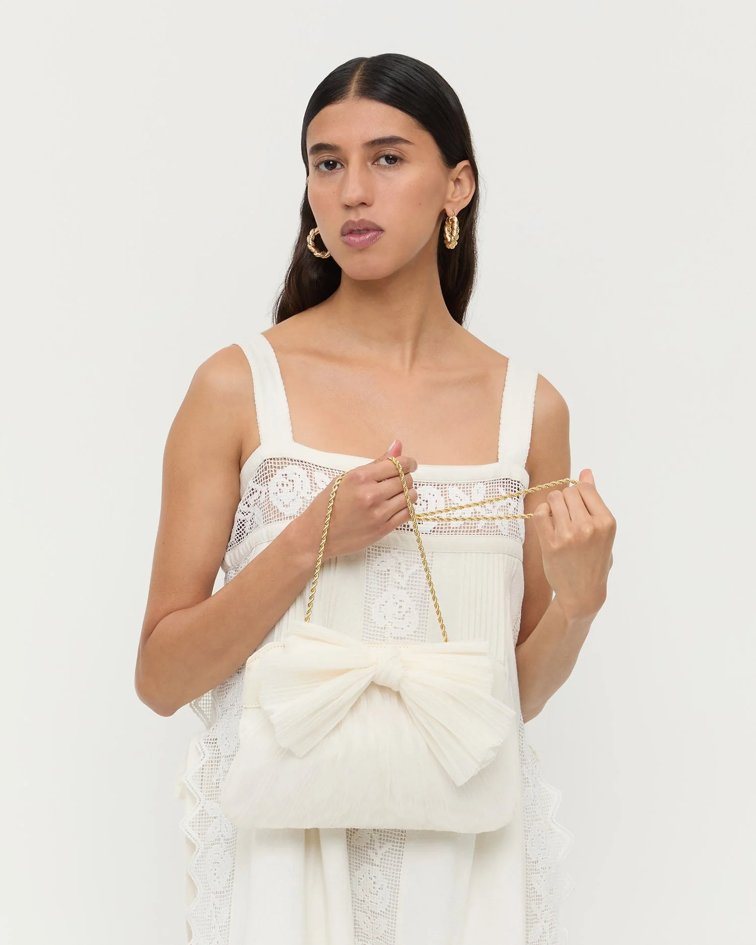 Loeffler Randall - Rayne Pearl Bow Clutch - Image 5