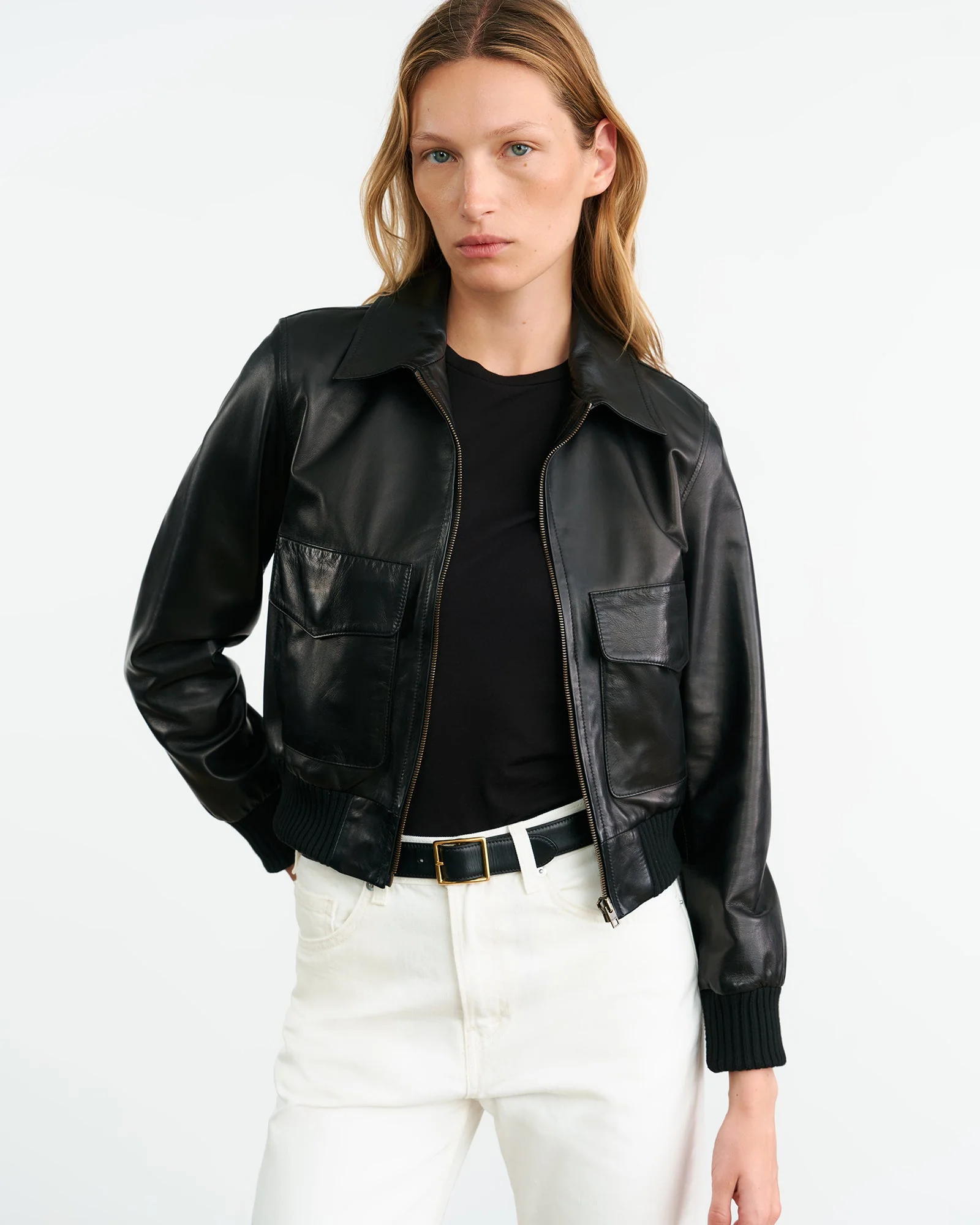 Nili Lotan - REDLEY LEATHER BOMBER JACKET - Image 2