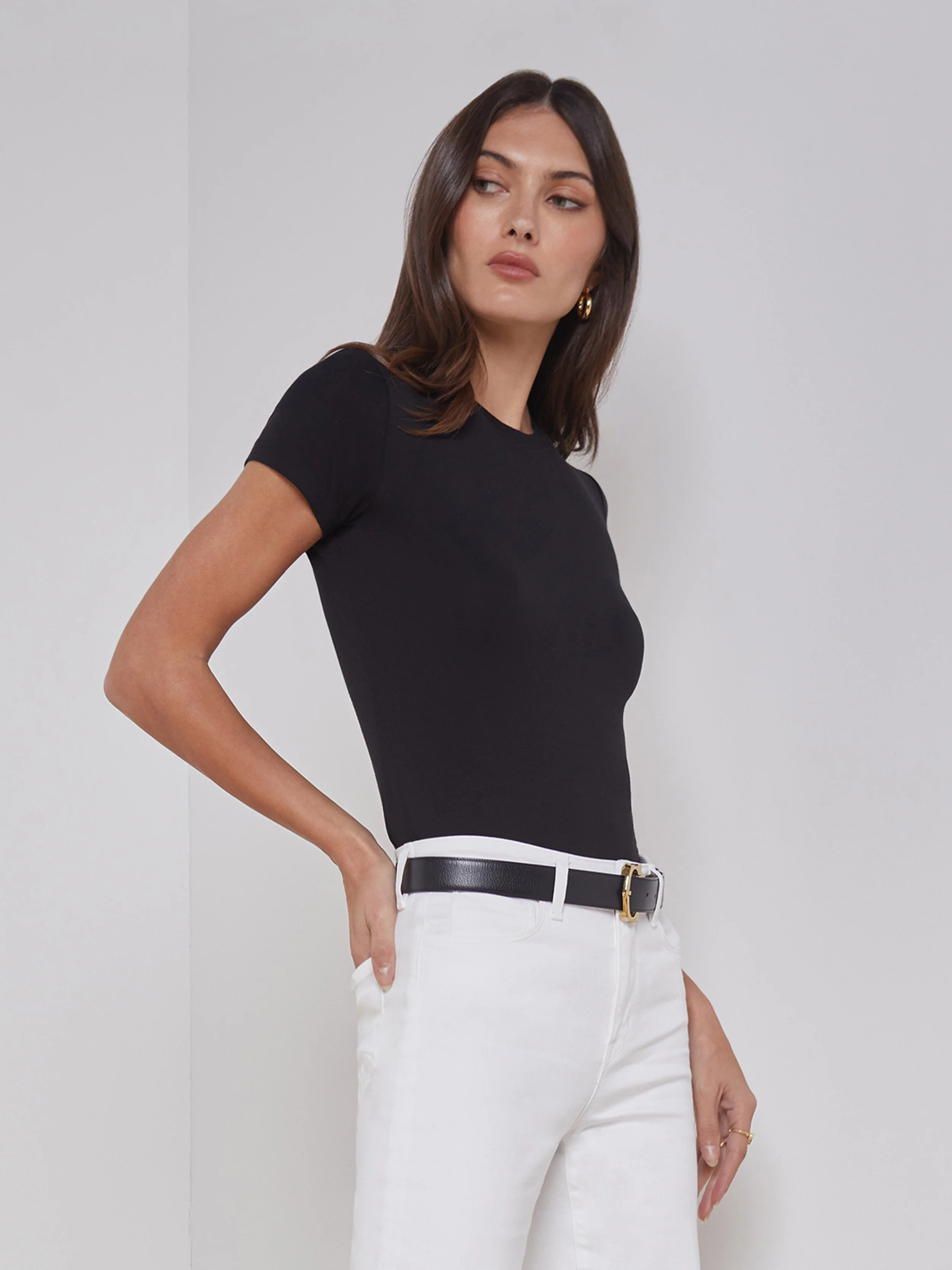 L'AGENCE - Ressi Fitted Tee - Image 7