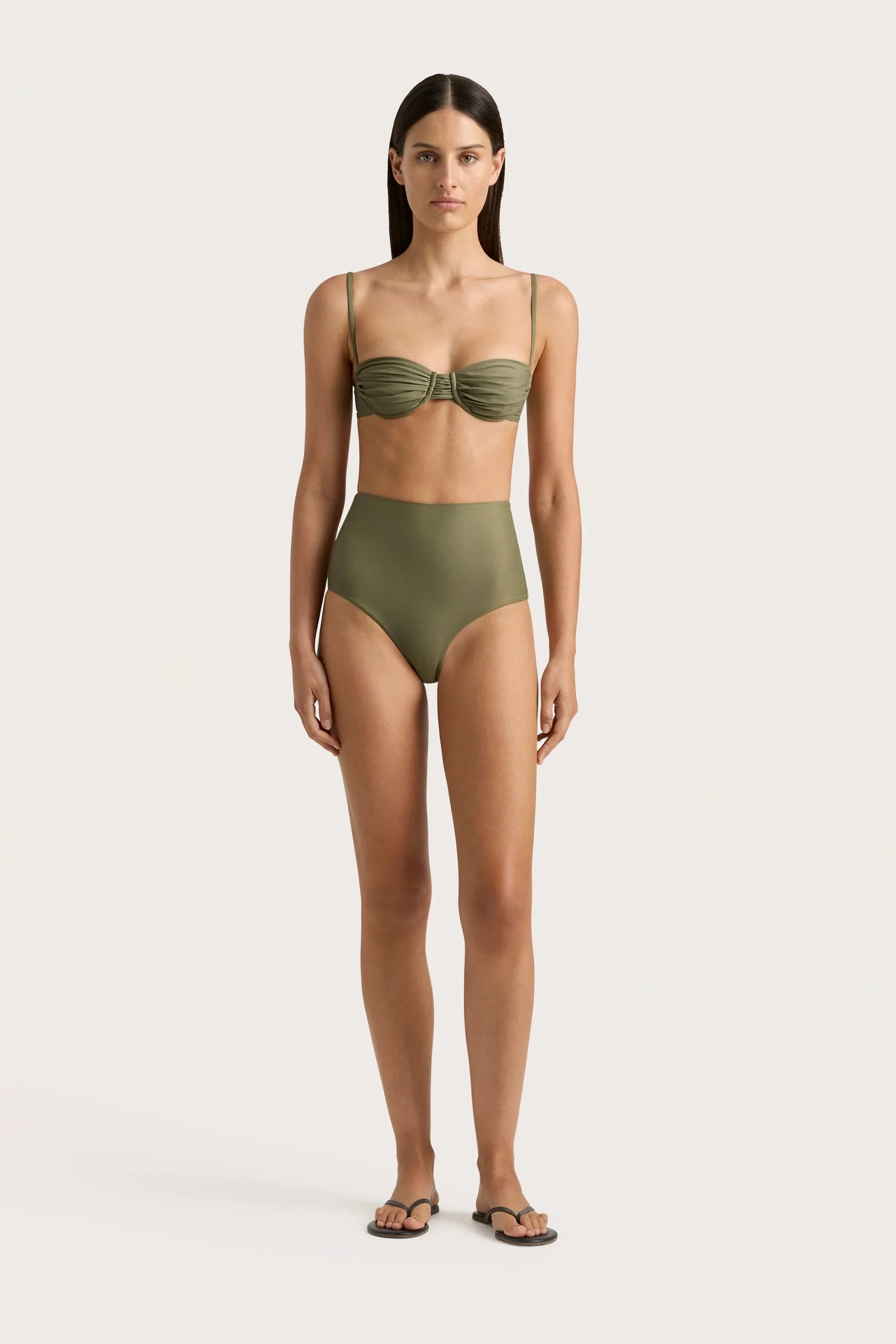 Faithfull - Reyes Bikini Bottom Khaki - Final Sale
