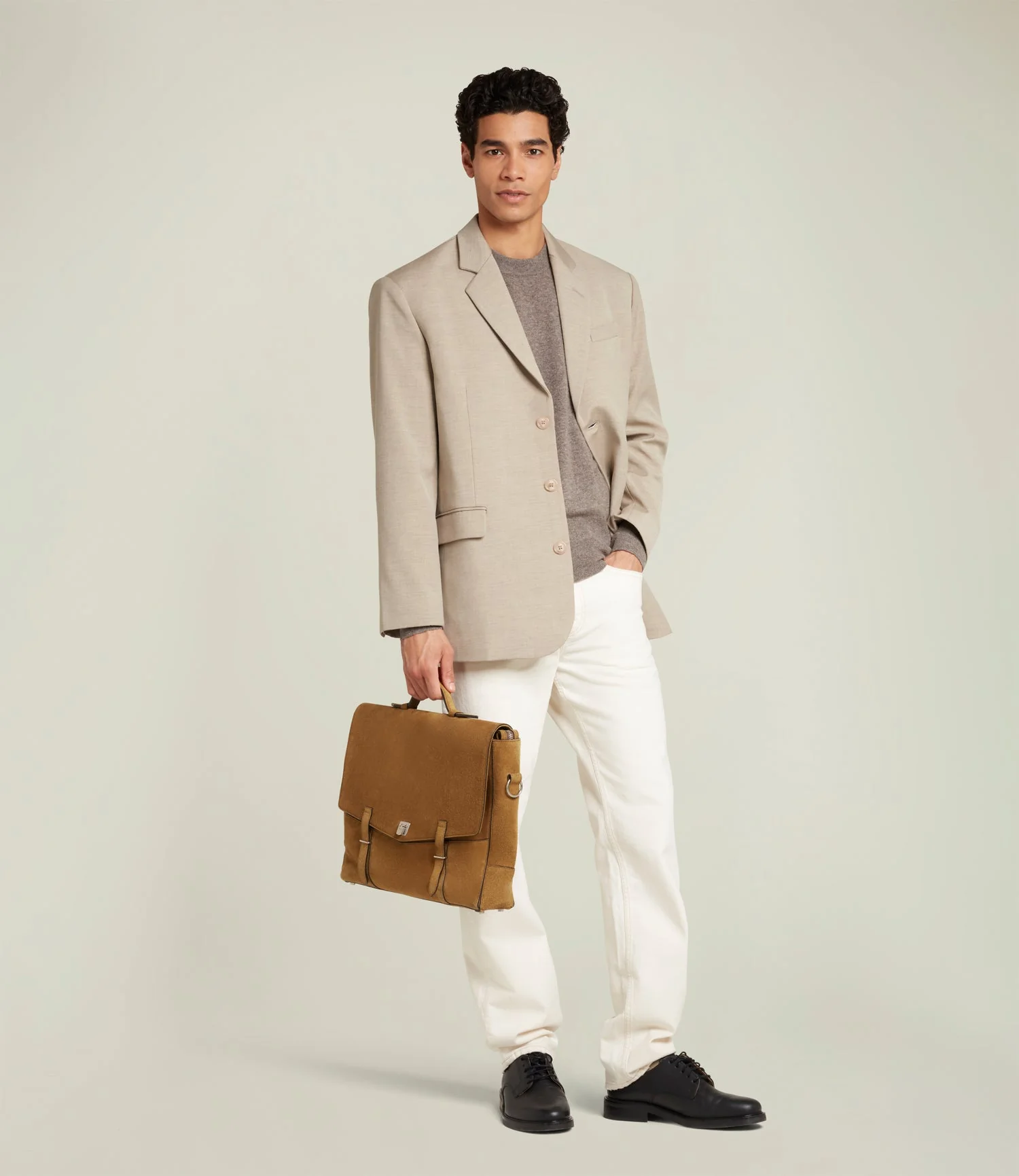 Metier - Rider Briefcase Suede Marrakech - Image 5