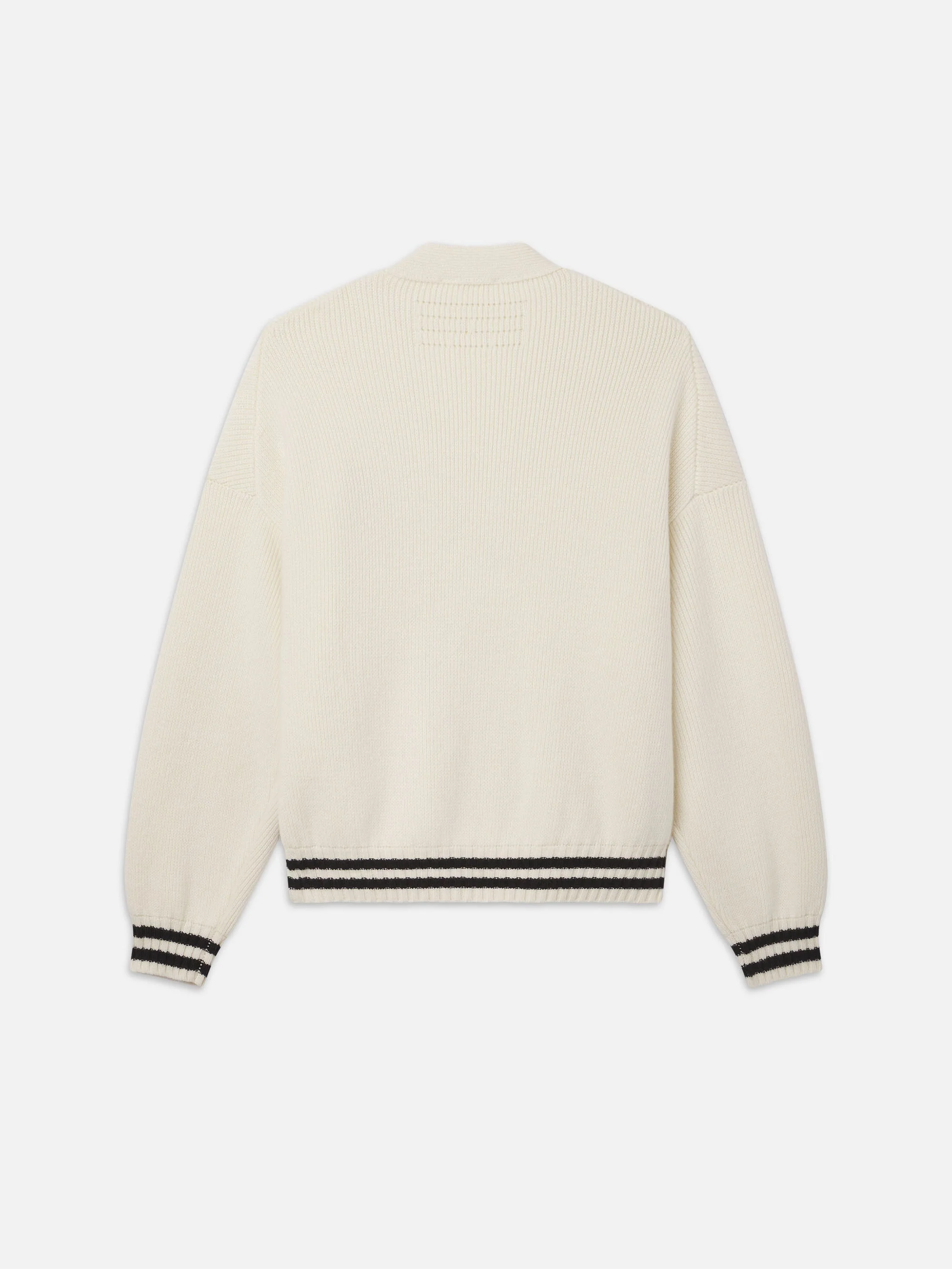 FRAME - Ritz Embroidery Cashmere Cardigan - Image 4