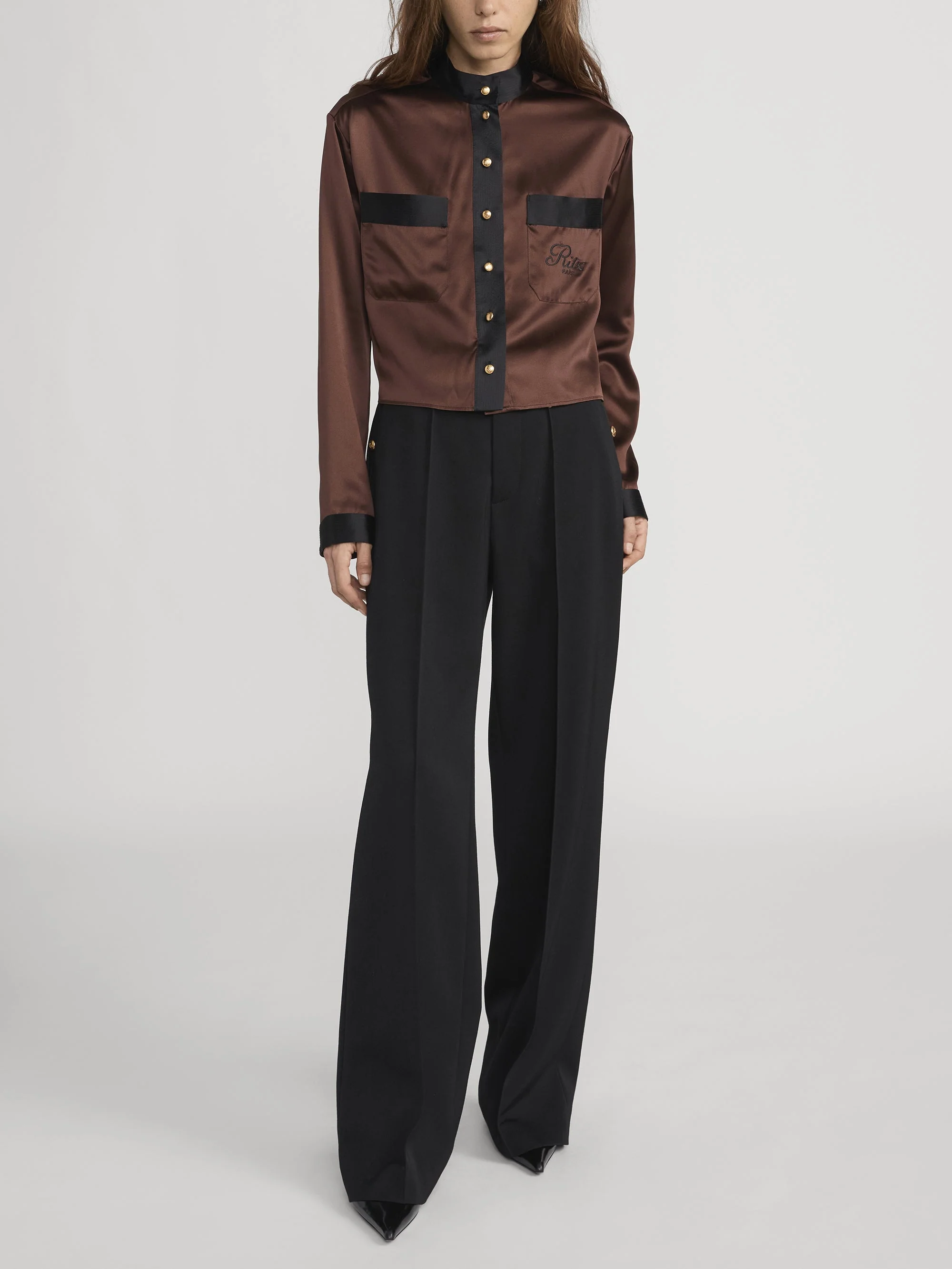 FRAME - Ritz Feminine Silk Blouse - Image 3