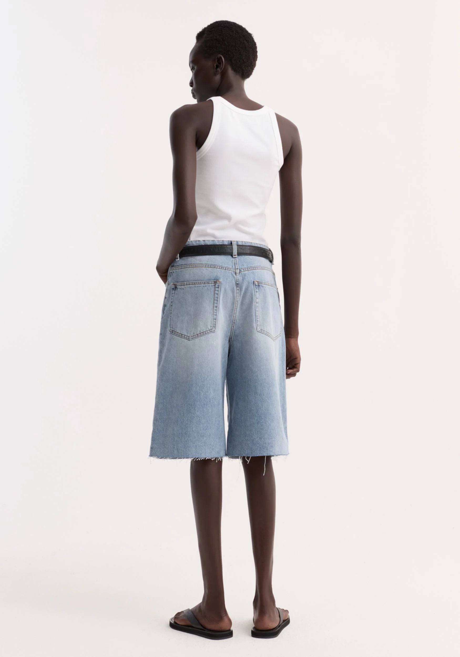 ROHE - Baggy fit denim shorts | classic blue - Image 4