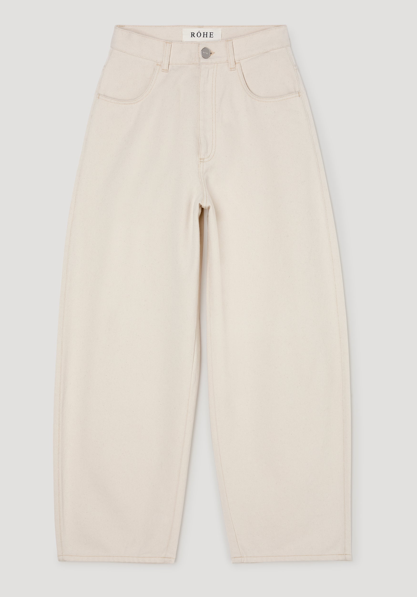 ROHE - Berber - Barrel leg denim | ecru - Image 5