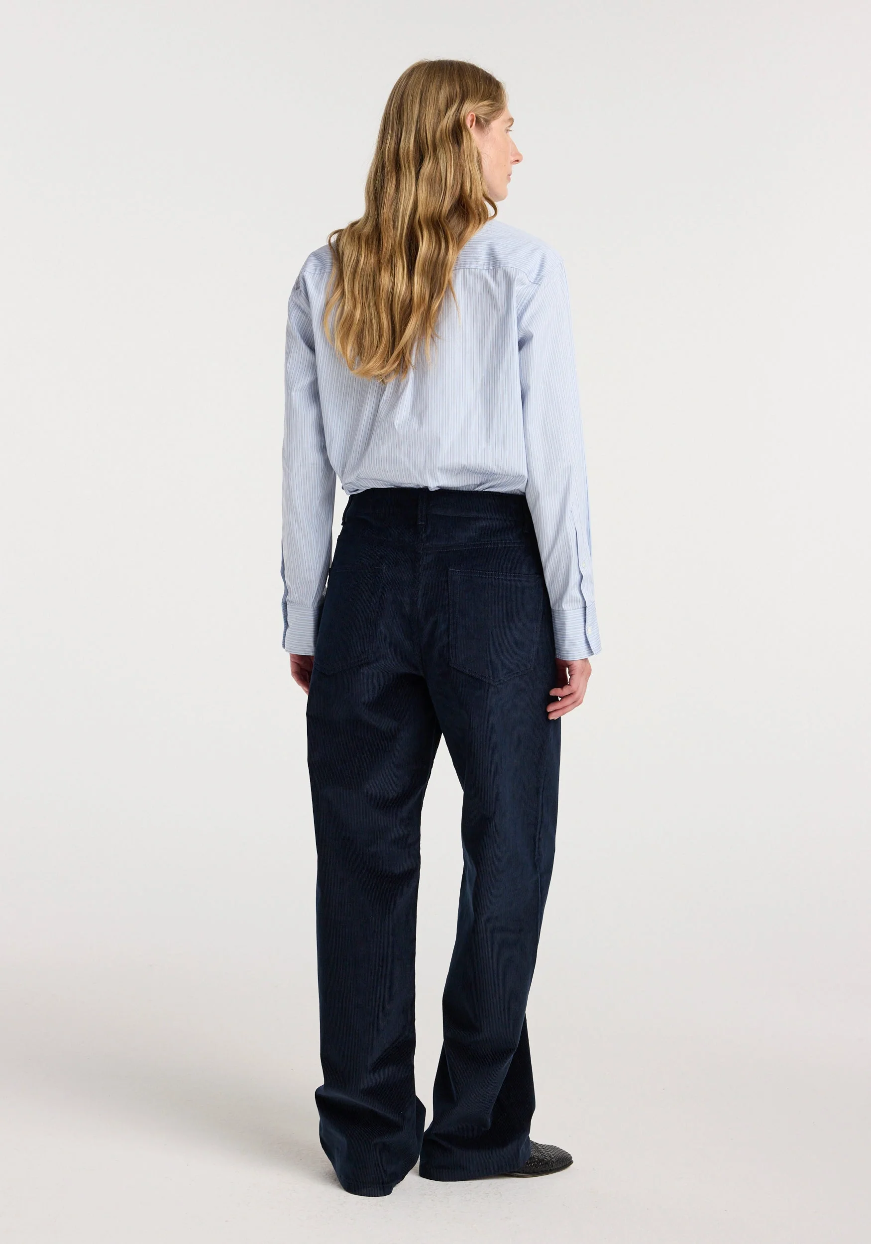 ROHE - Bruun - Signature baggy corduroy | night - Image 4