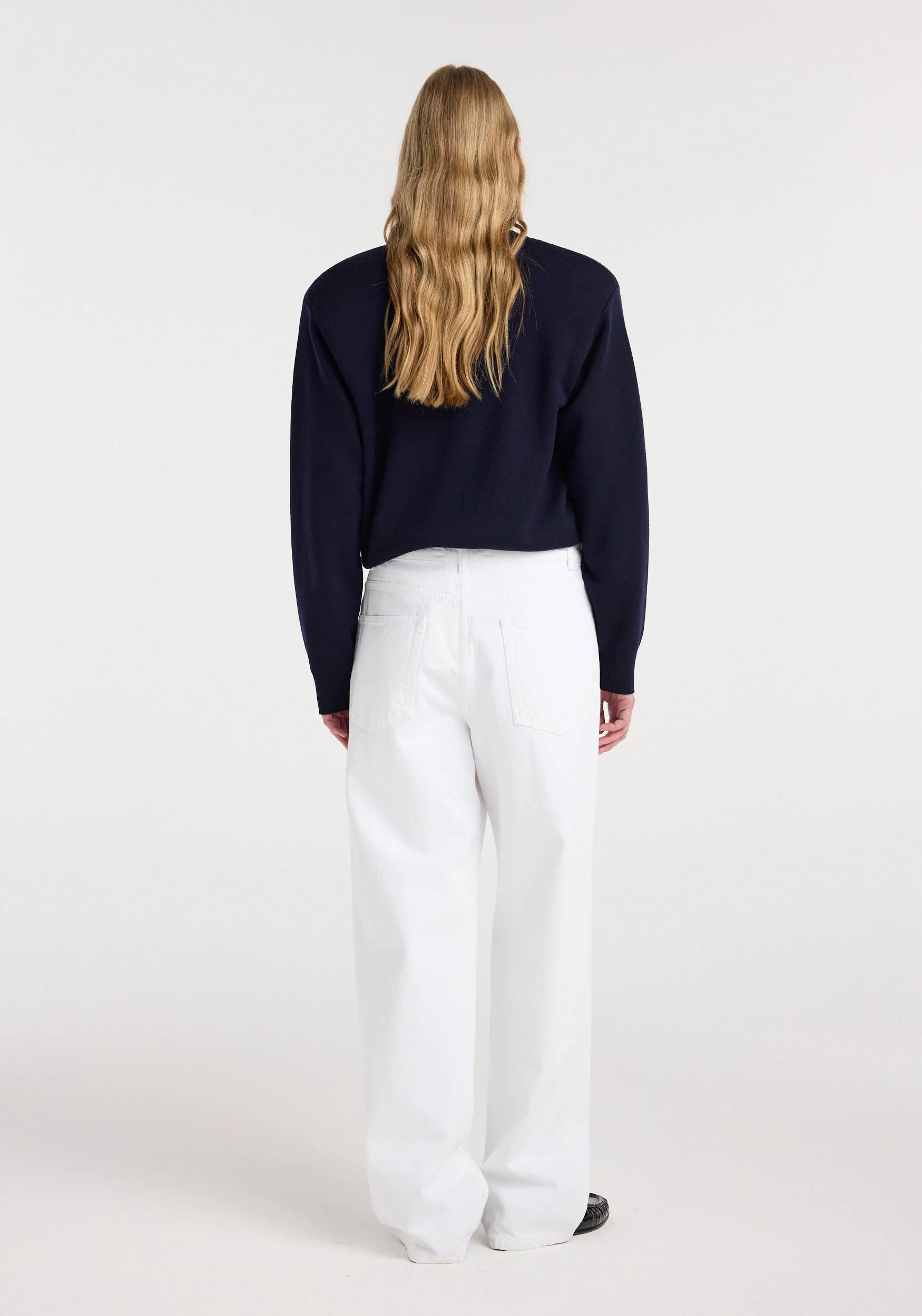 ROHE - Bruun - Signature baggy denim | optic white - Image 4