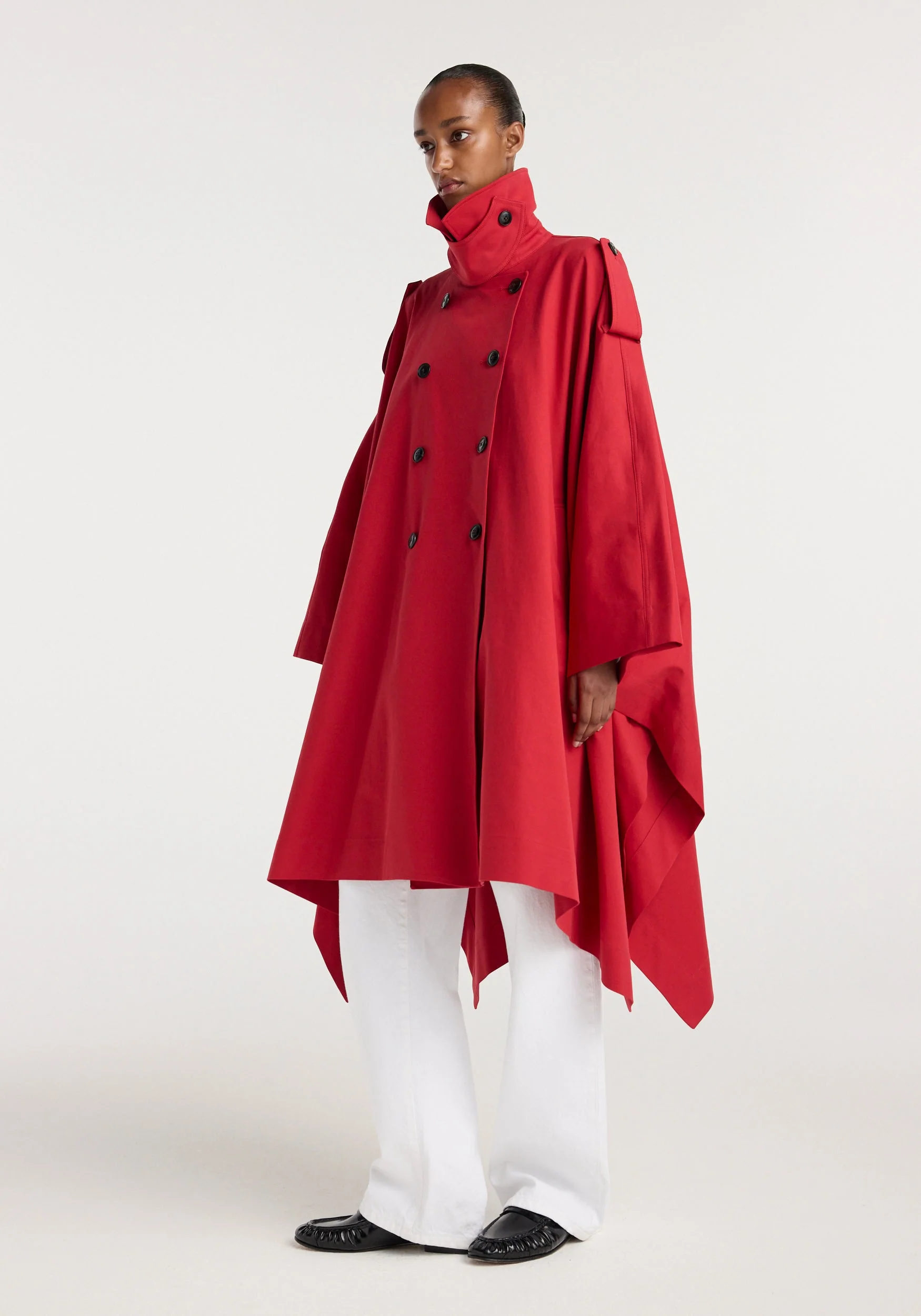 ROHE - Cape trenchcoat | cherry - Image 2