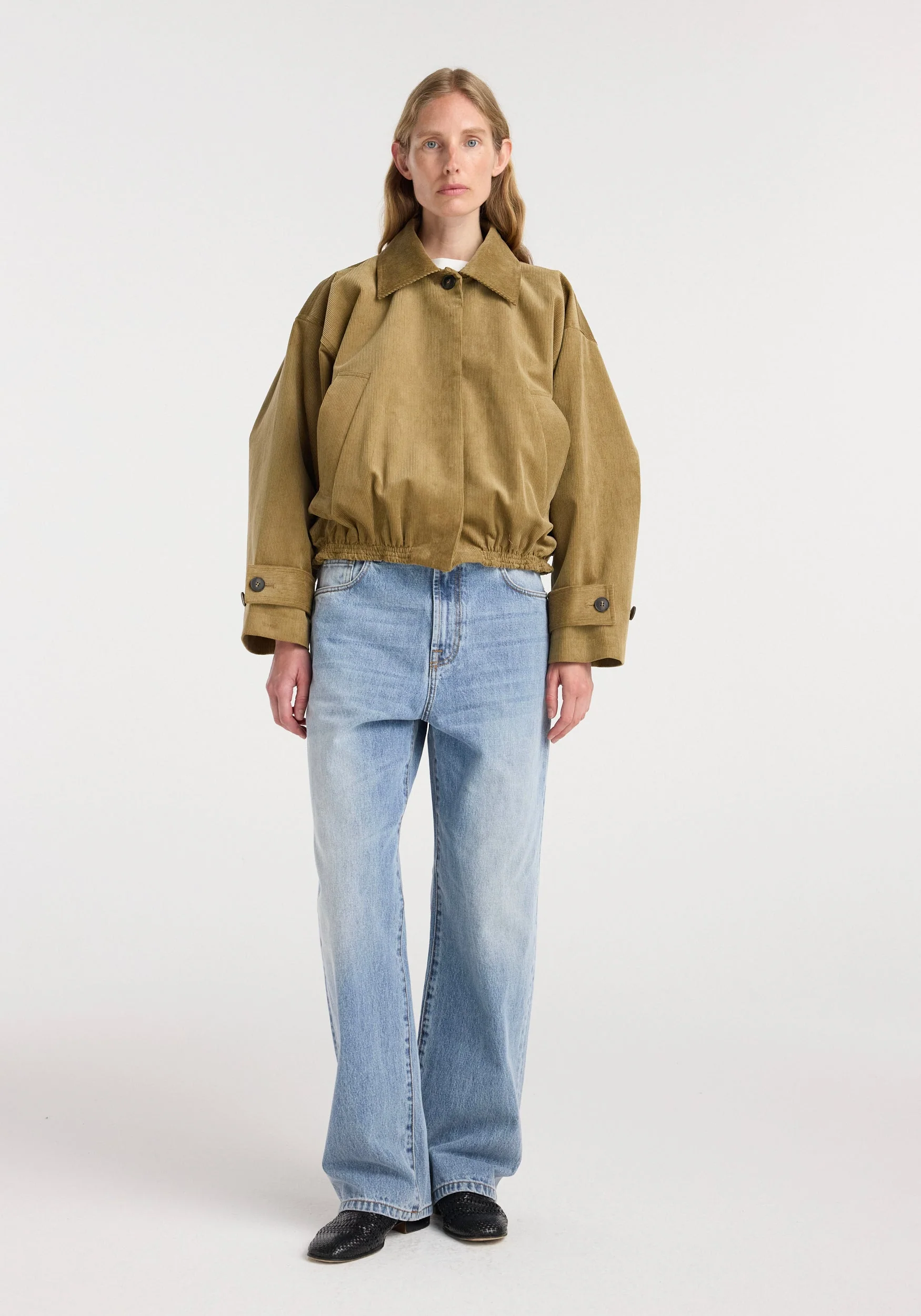 ROHE - Corduroy blouson jacket | beige