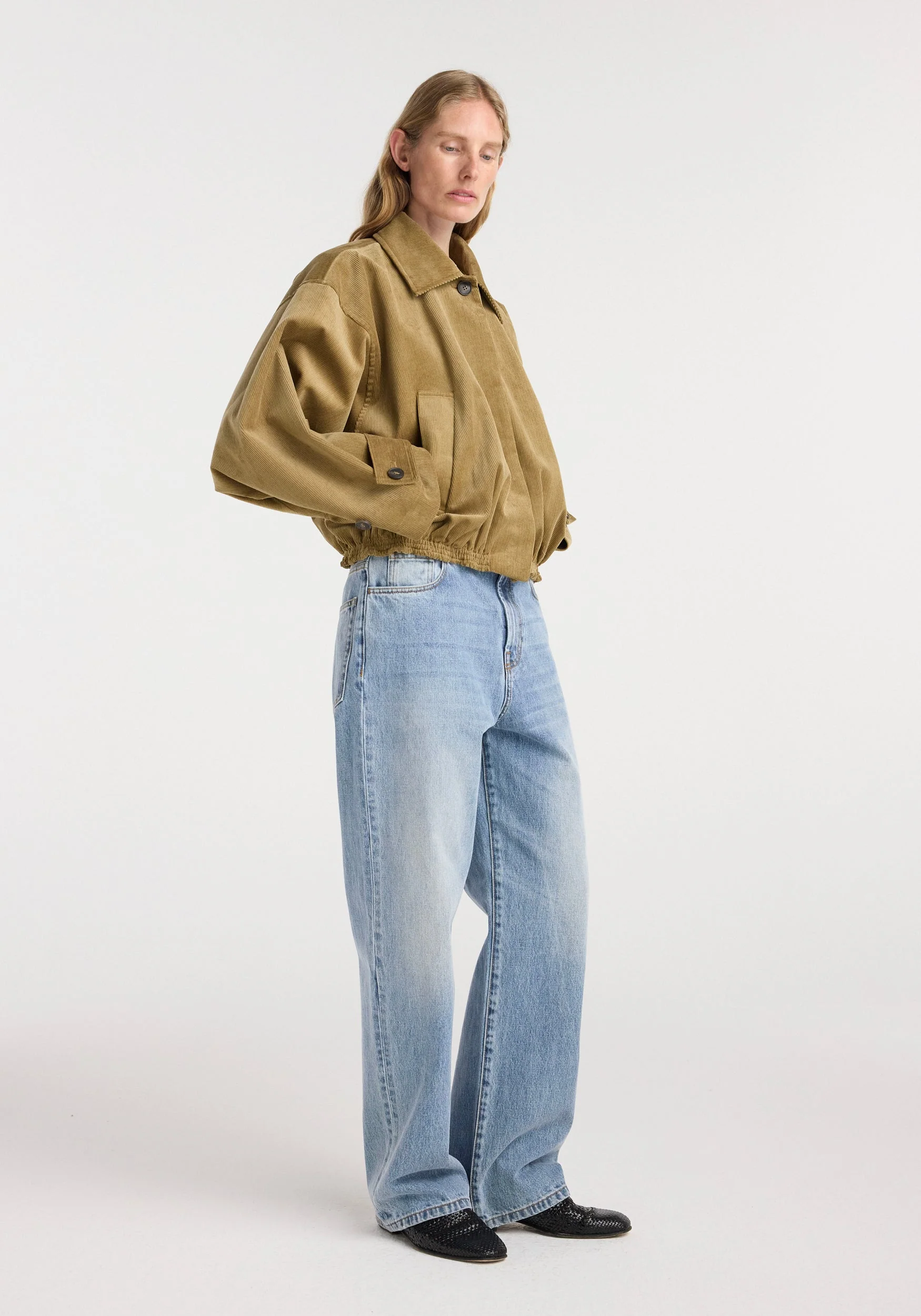 ROHE - Corduroy blouson jacket | beige - Image 2
