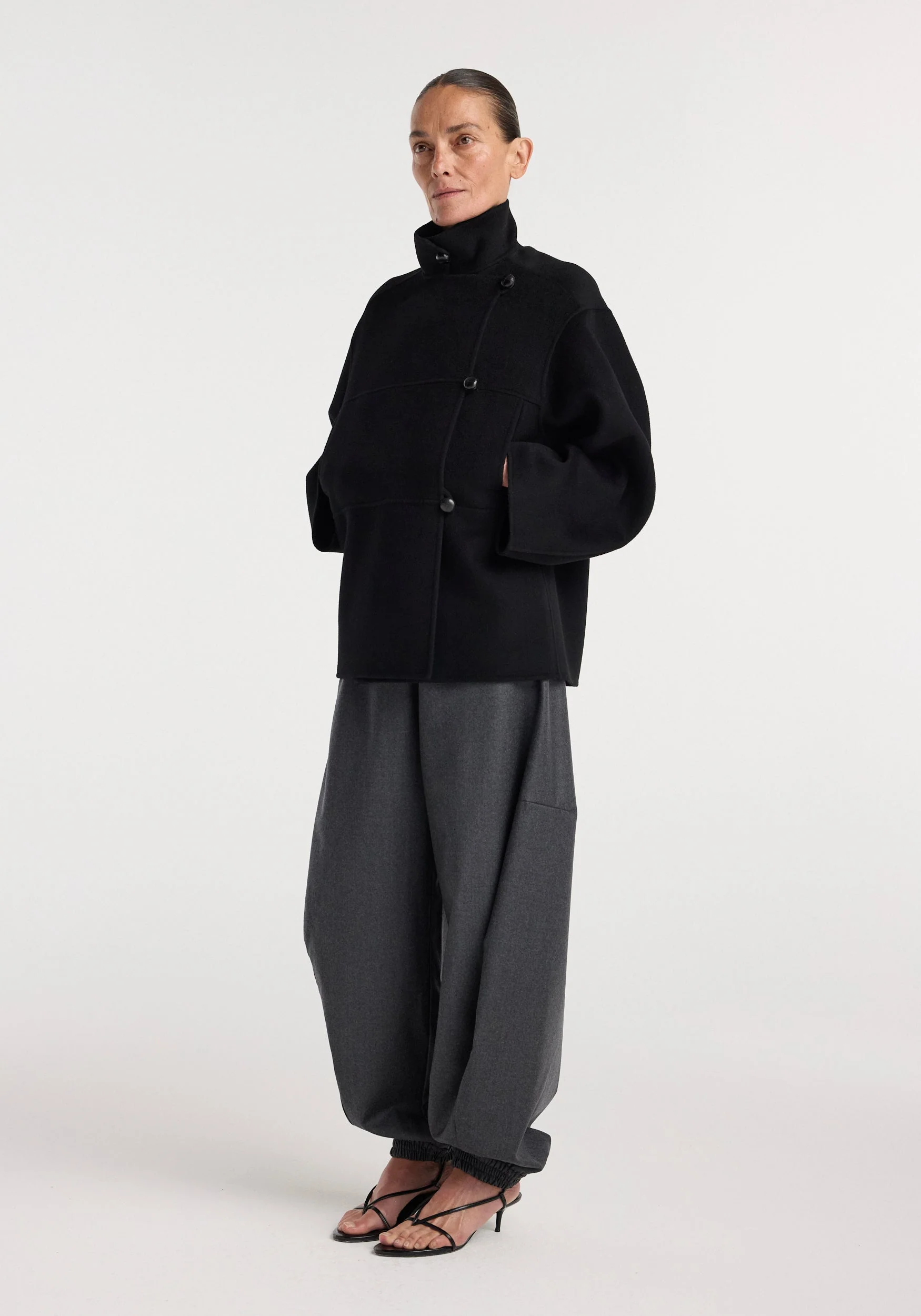 ROHE - Double - faced wool jacket | black - Image 2