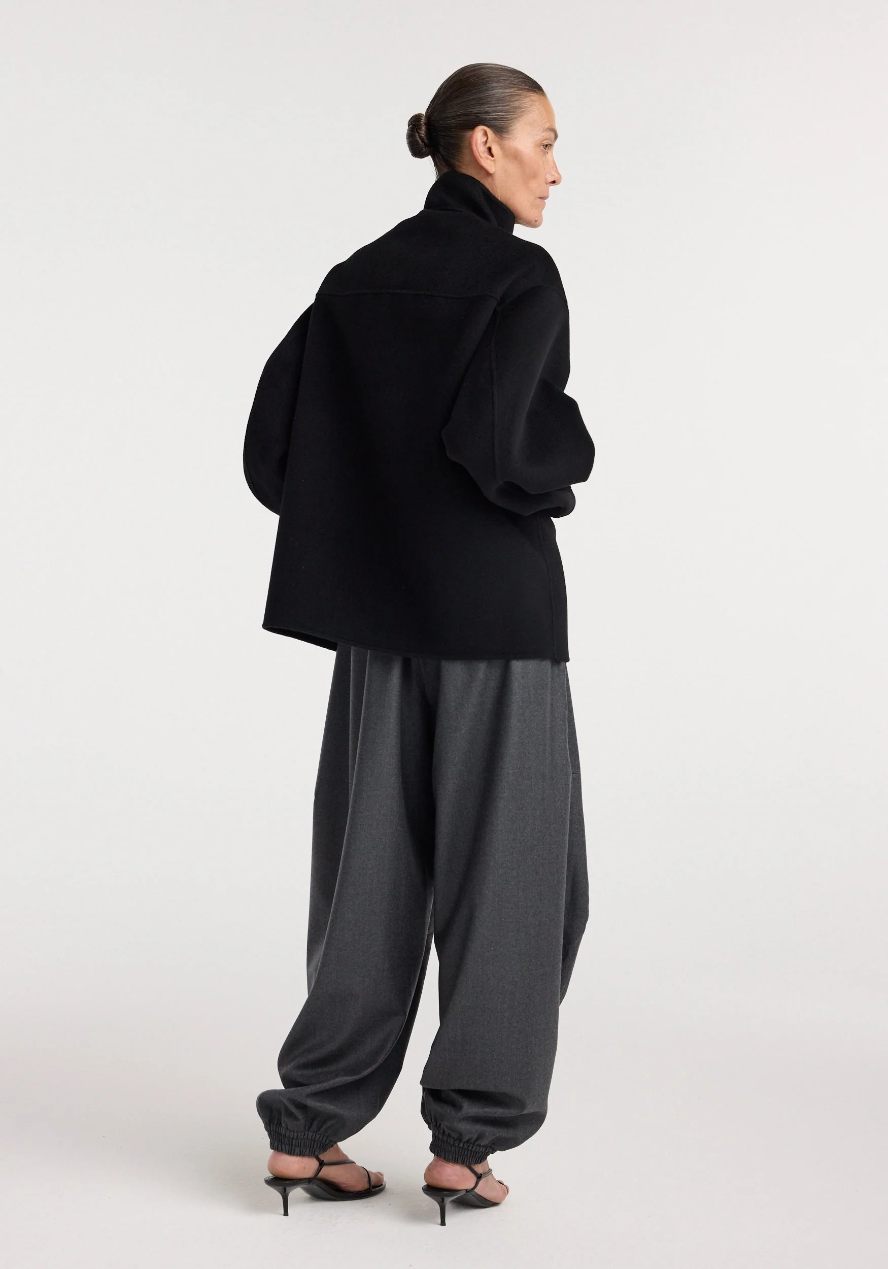 ROHE - Double - faced wool jacket | black - Image 5