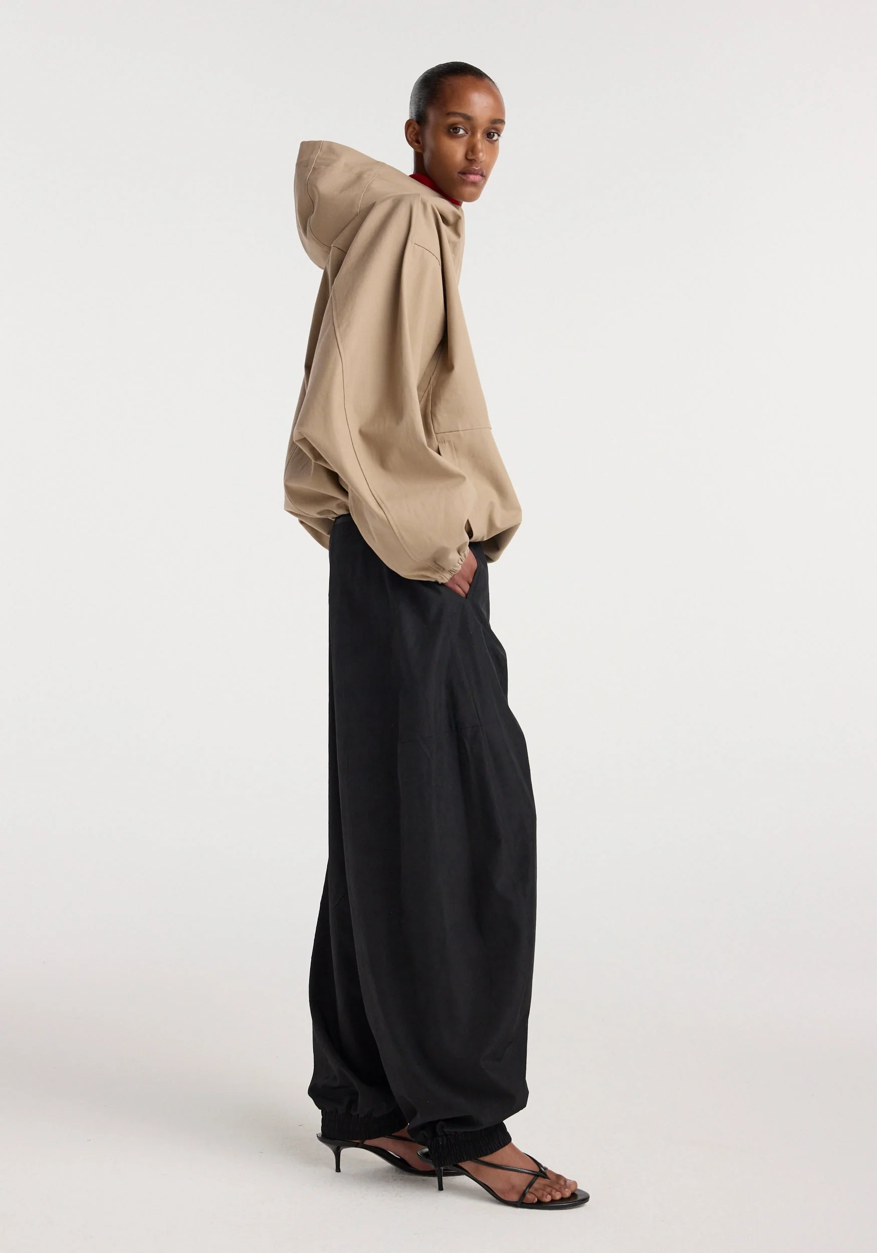 ROHE - Hooded anorak | beige - Image 4