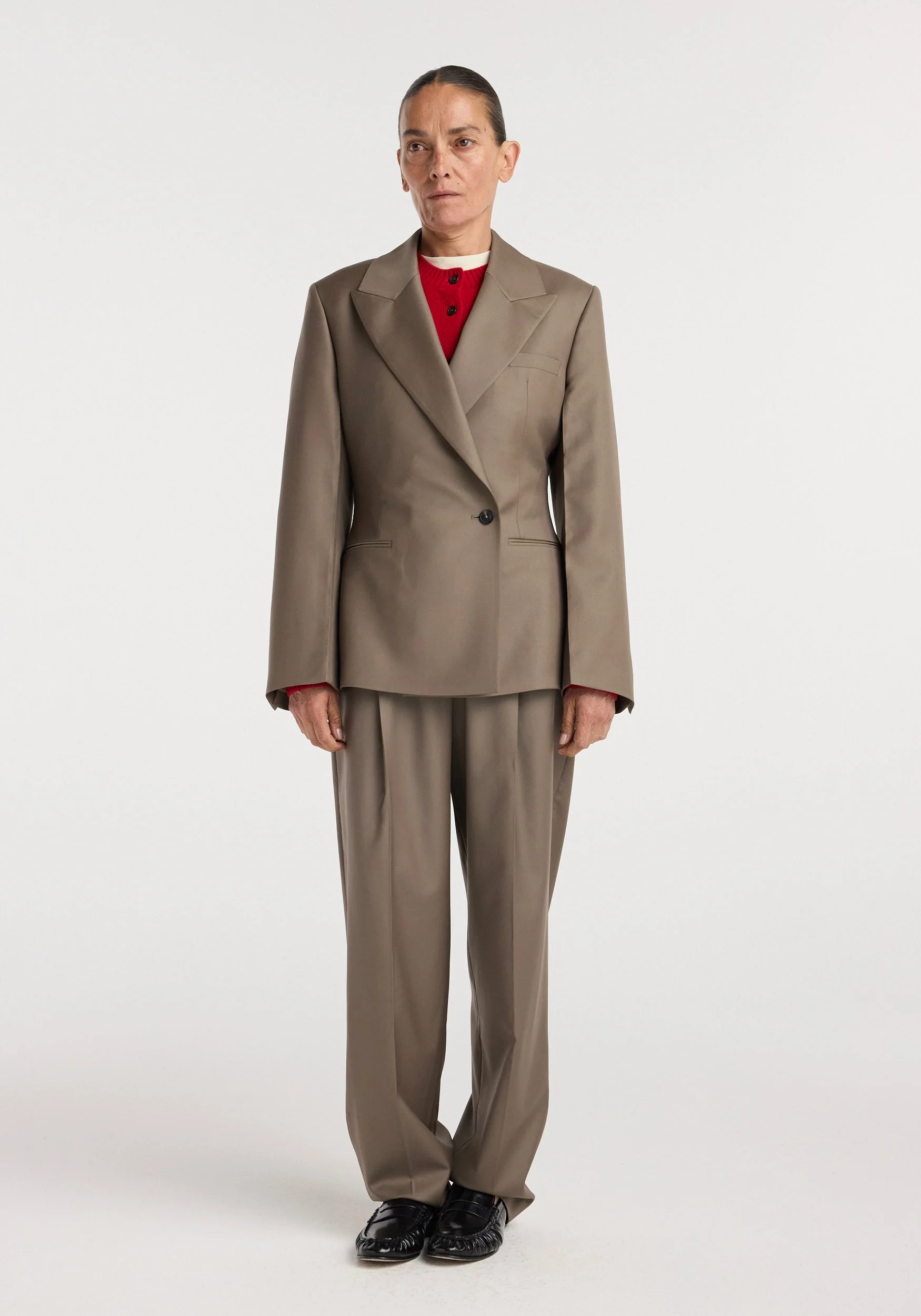 ROHE - Hourglass shaped blazer | desert brown - Image 2