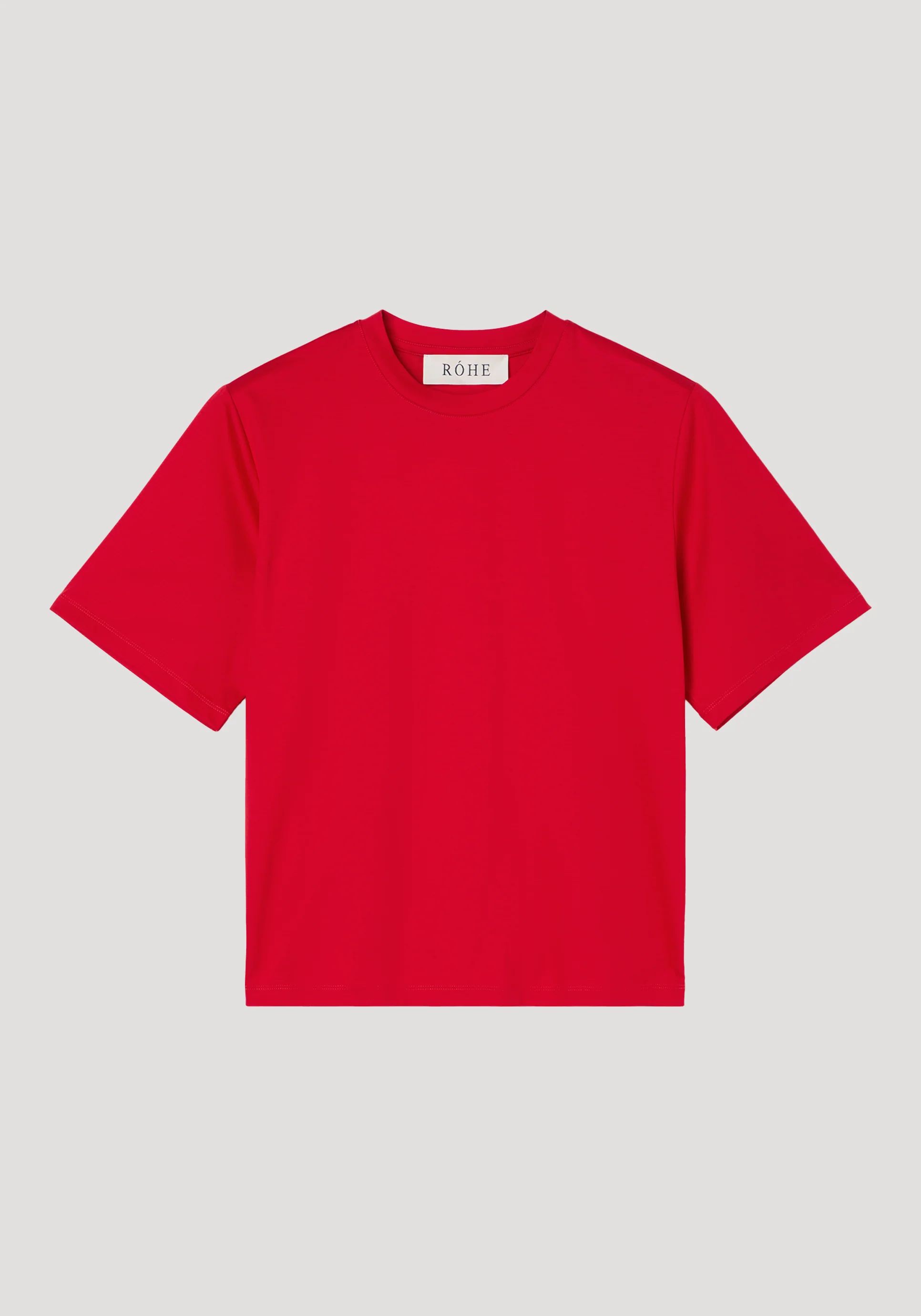 ROHE - Oversized cotton silk t - shirt | red - Image 6