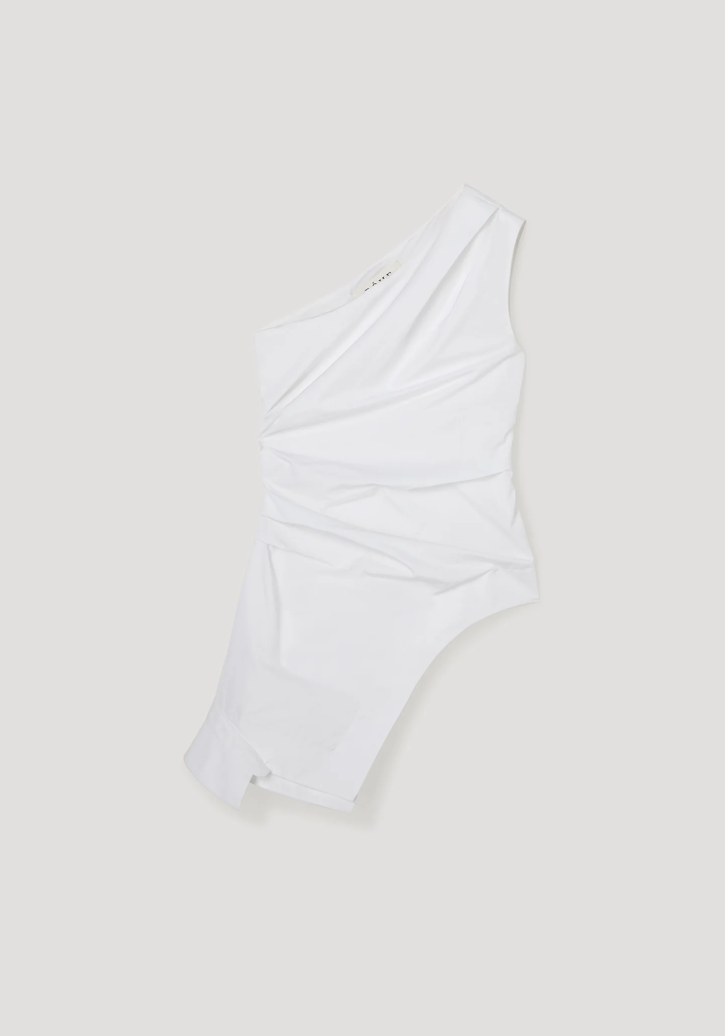 ROHE - Reimagined one shoulder top | optic white - Image 6