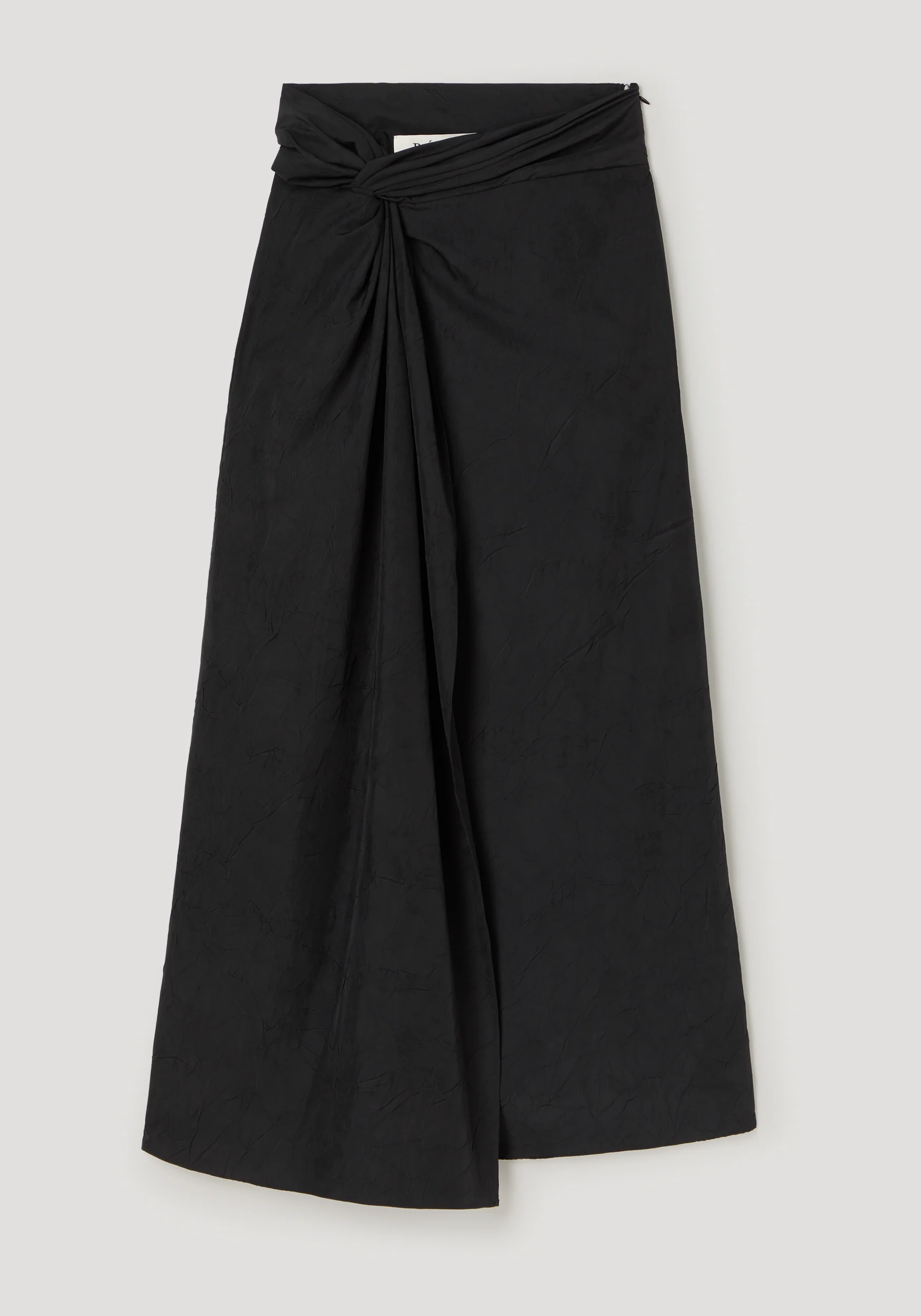 ROHE - Sarong textured skirt | black - Image 6