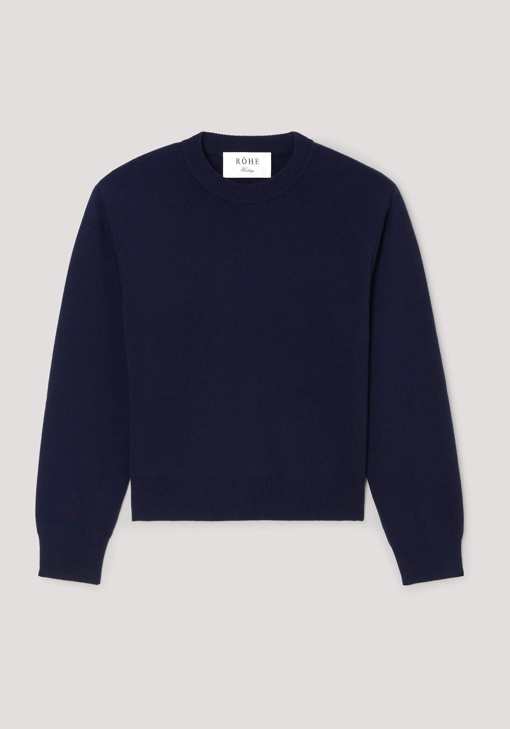 ROHE - Statement shoulder crewneck | navy - Image 6