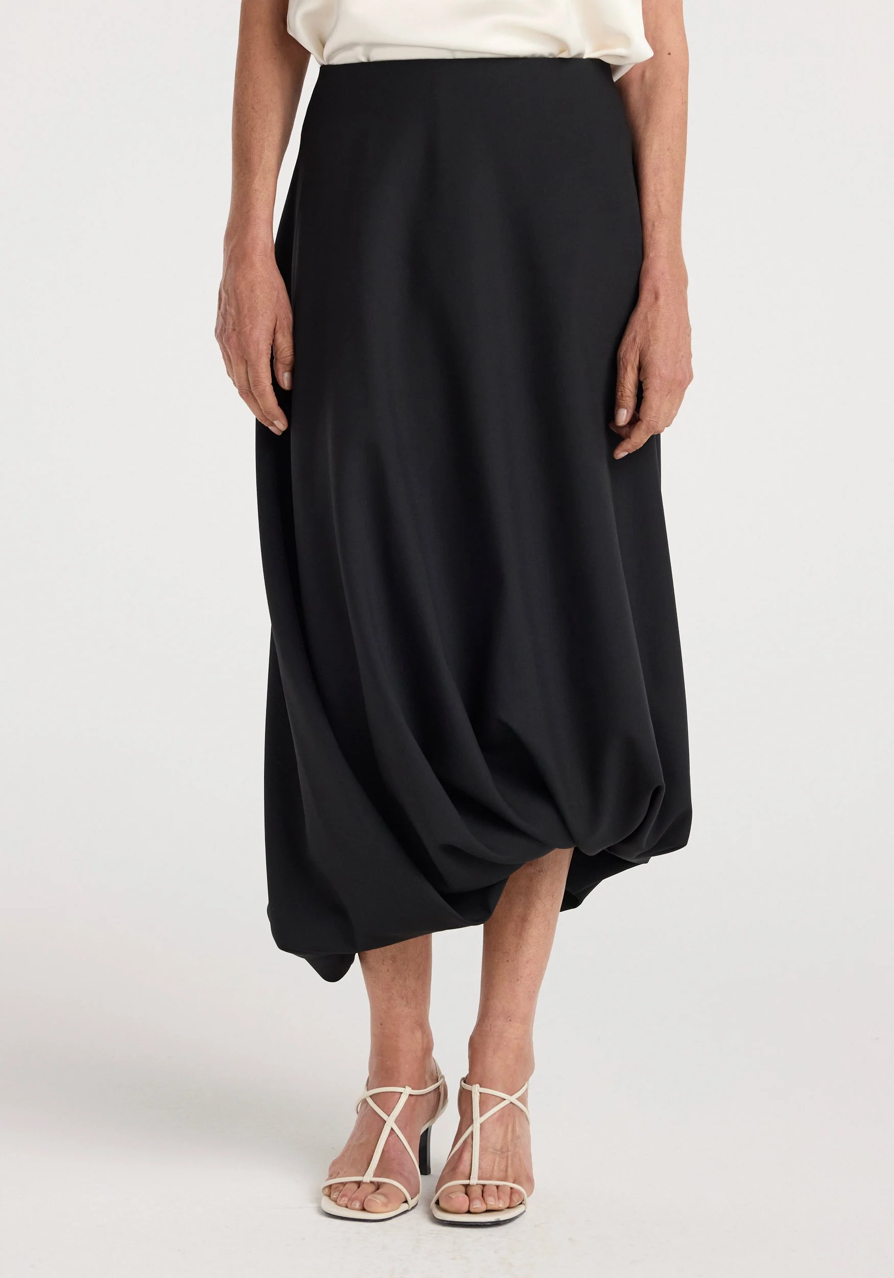 ROHE - Twisted skirt | black - Image 3