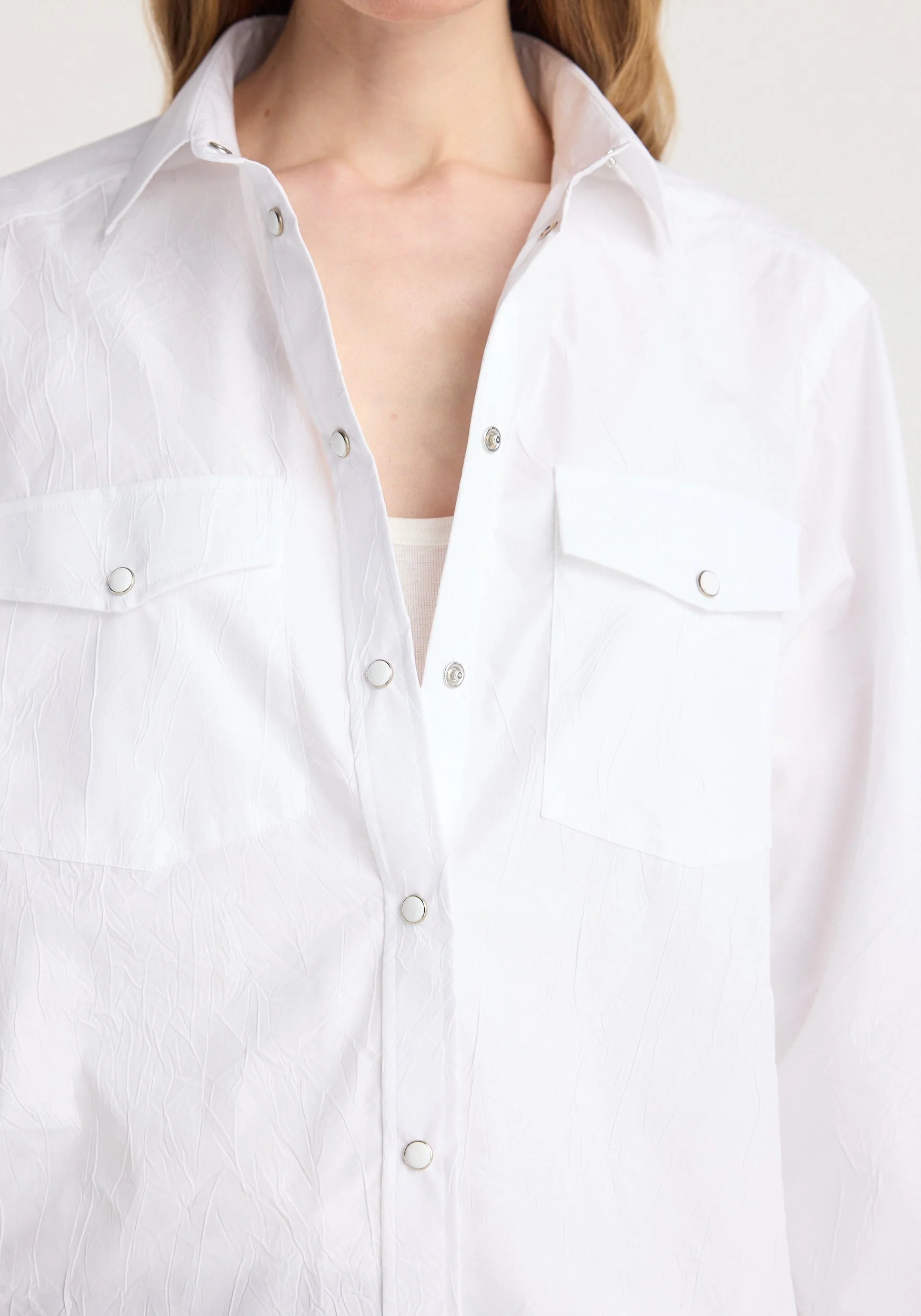 ROHE - Western shirt | optic white - Image 4