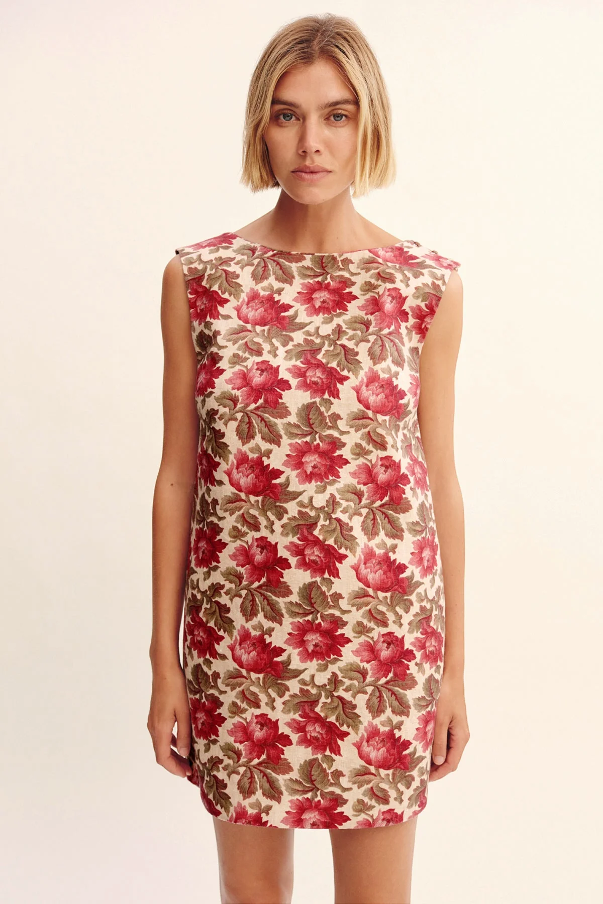 Posse - ROSALIE SHIFT MINI DRESS - ROSE BUD - Image 12