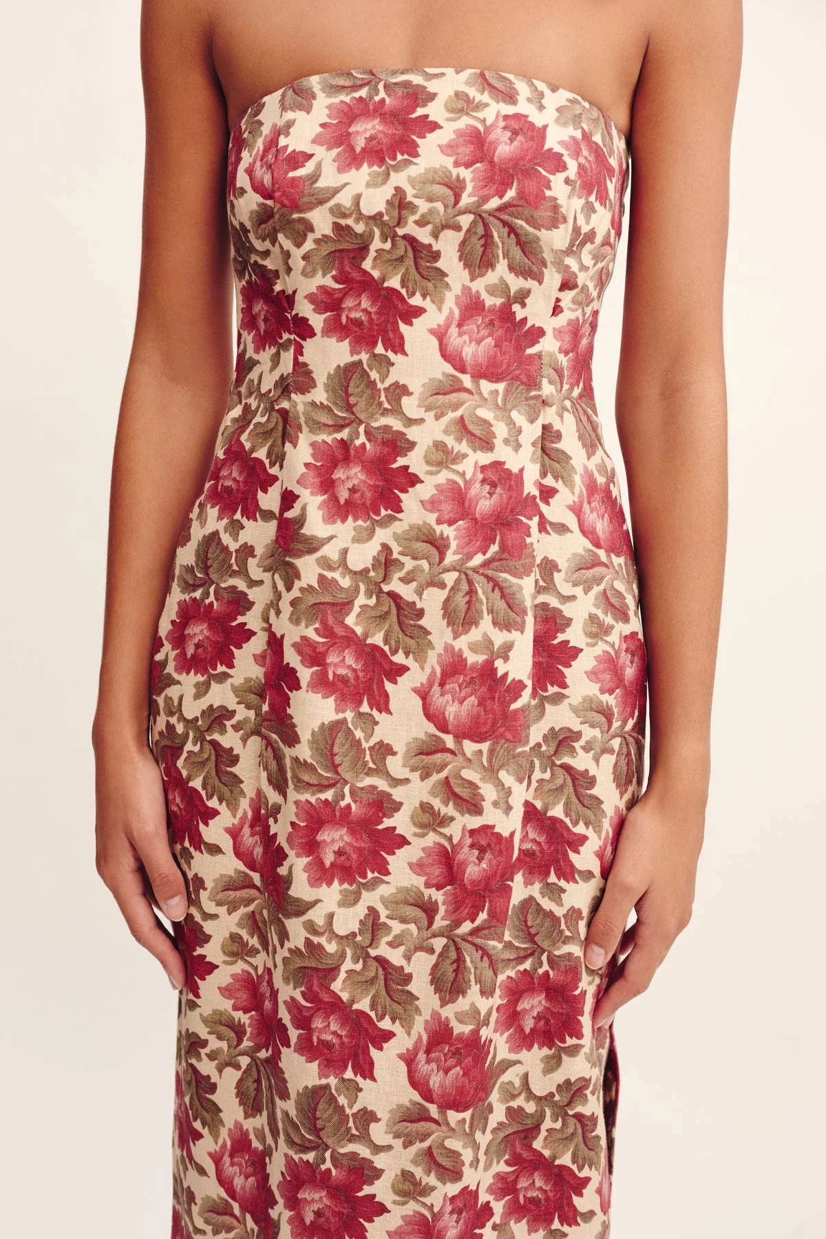 Posse - ROSALIE STRAPLESS DRESS - ROSE BUD - Image 13