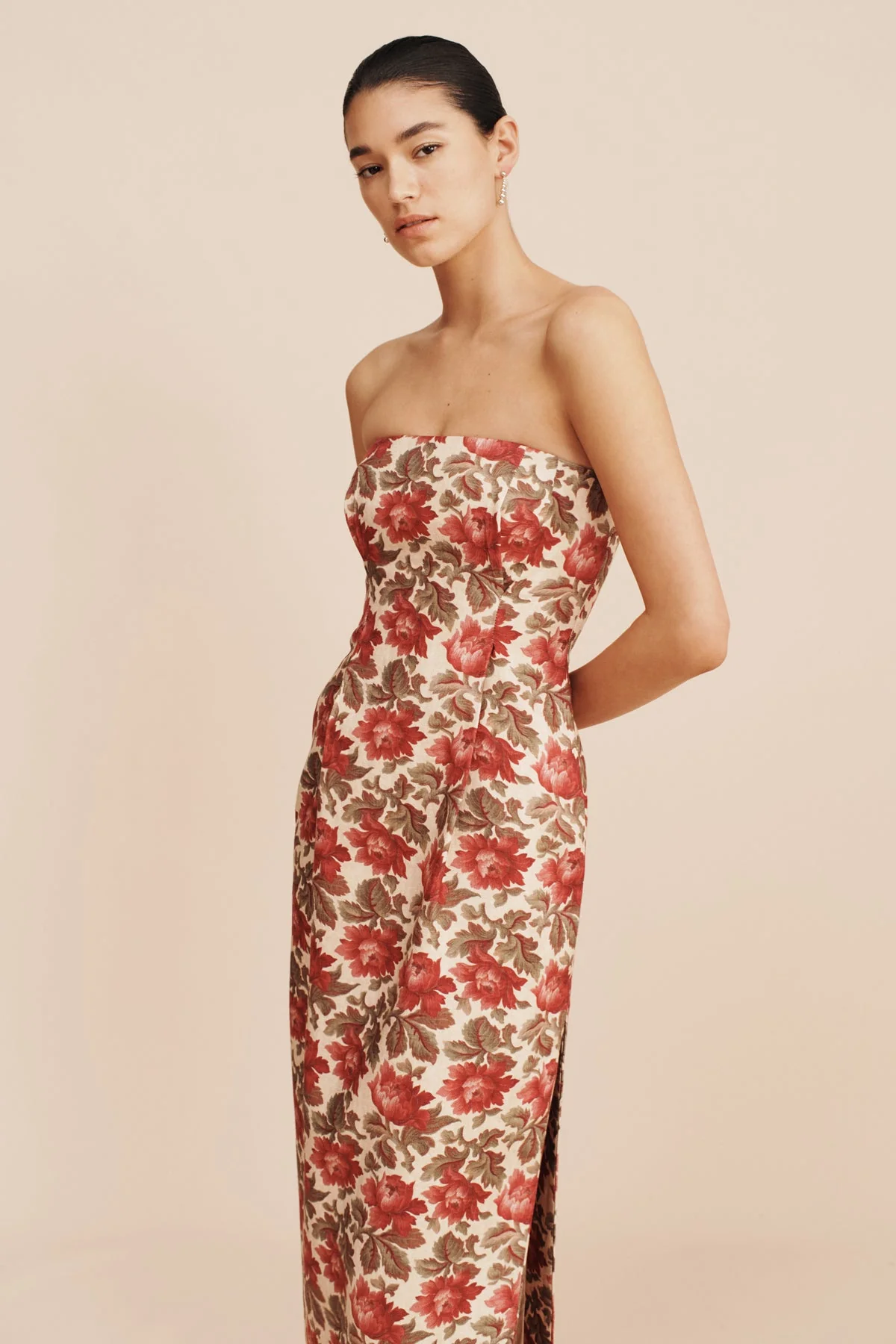 Posse - ROSALIE STRAPLESS DRESS - ROSE BUD - Image 4