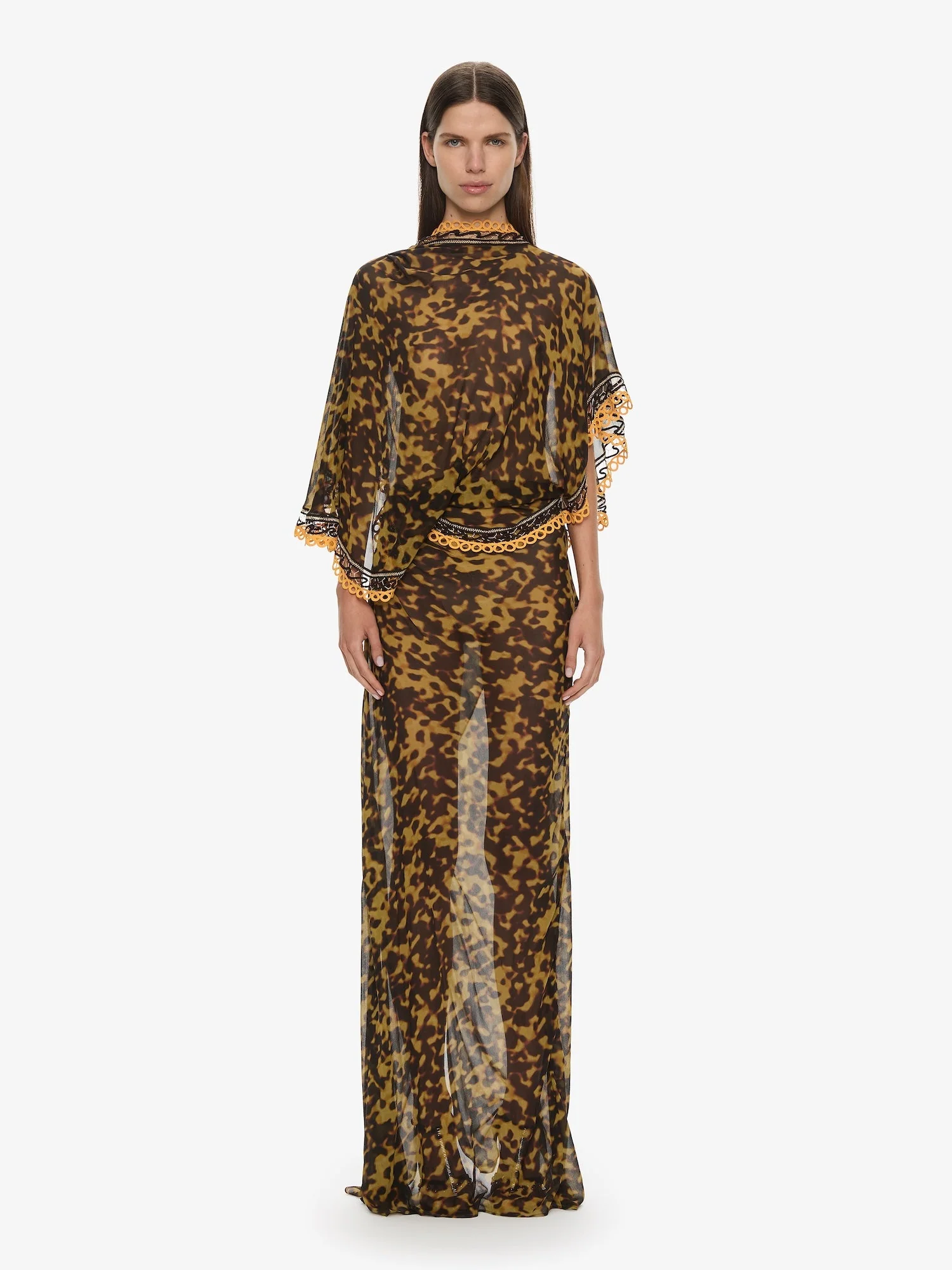 Christopher Esber - Roule Trimmed Backless Drape Dress