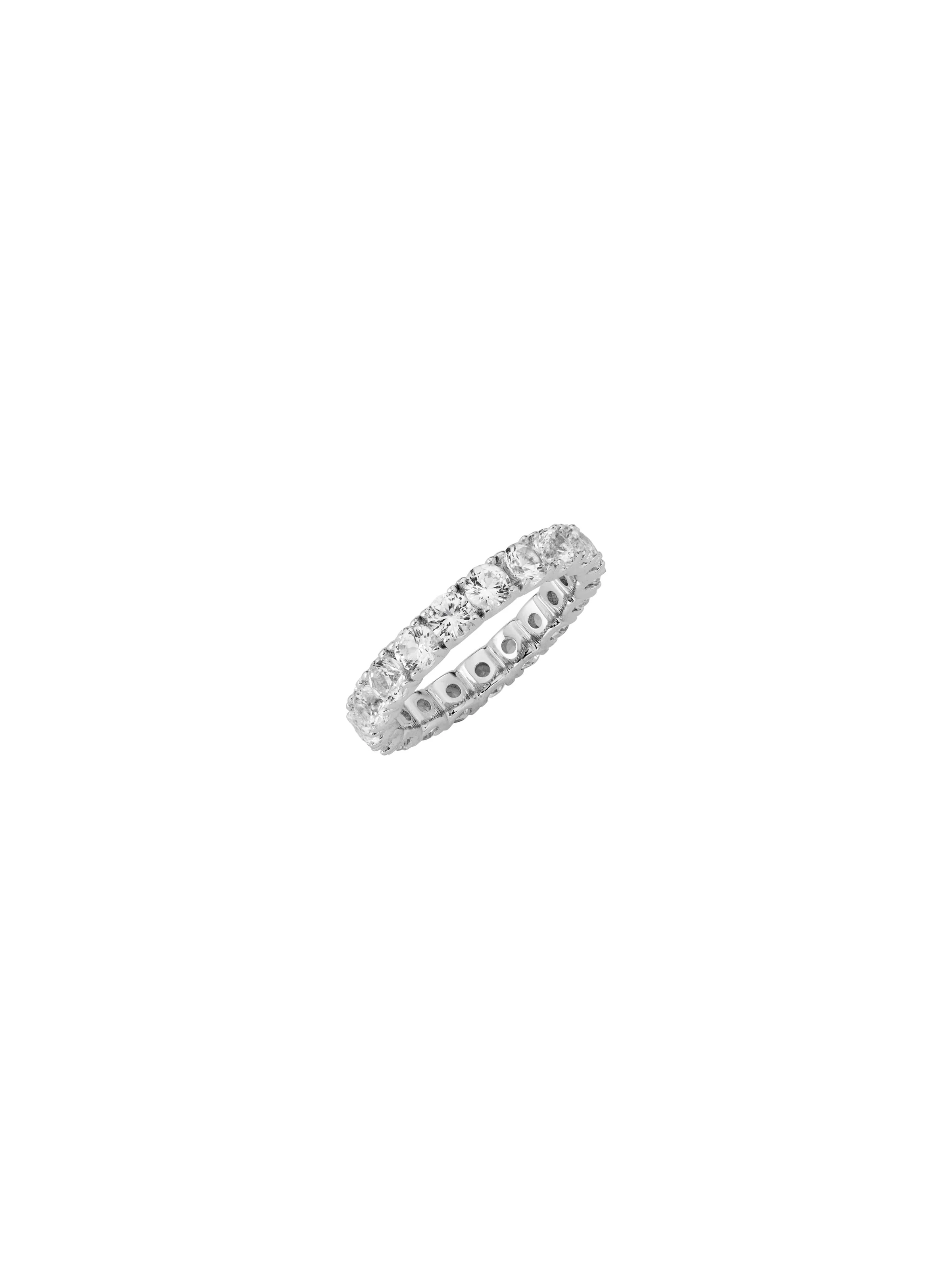 Dorsey - ROUND CUT ETERNITY BAND, SILVER - Image 2