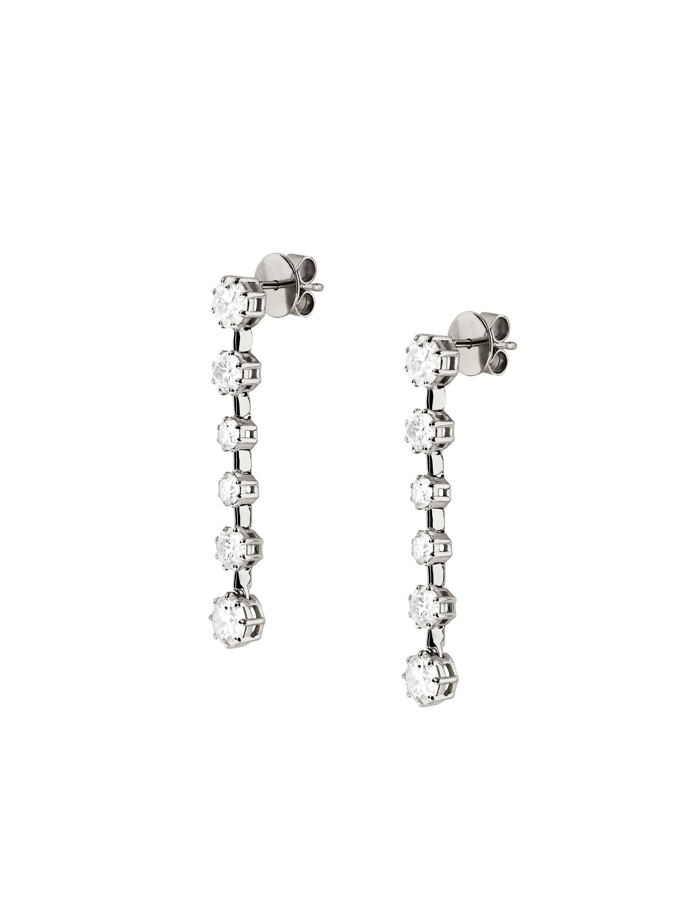 Dorsey - COLETTE 6 - STONE DROP EARRINGS IN MOISSANITE - Image 2