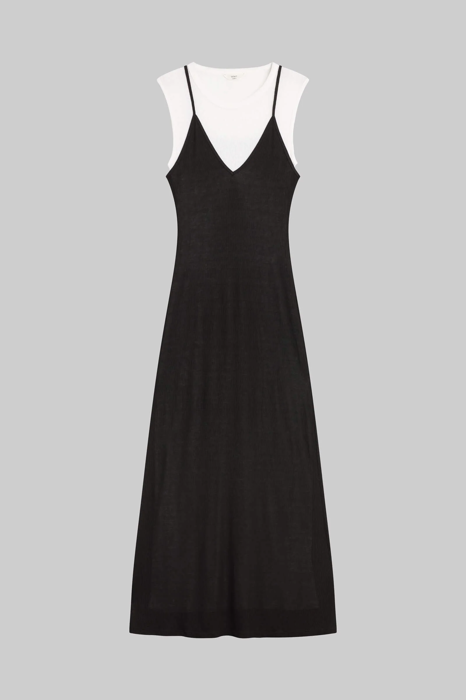 Leset - Rozzi V Neck Muscle Maxi Dress - Image 2