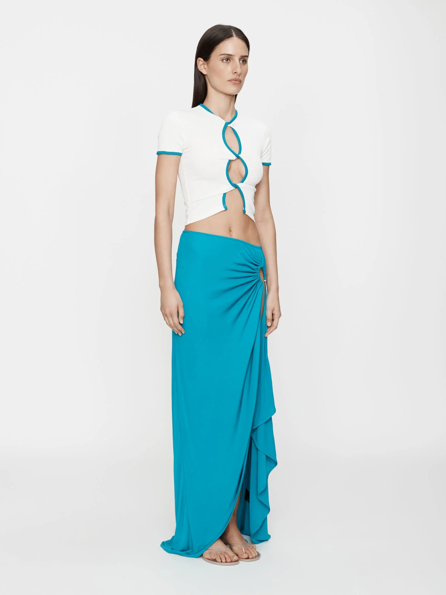 Christopher Esber - Ruched Crescent Skirt - Image 4