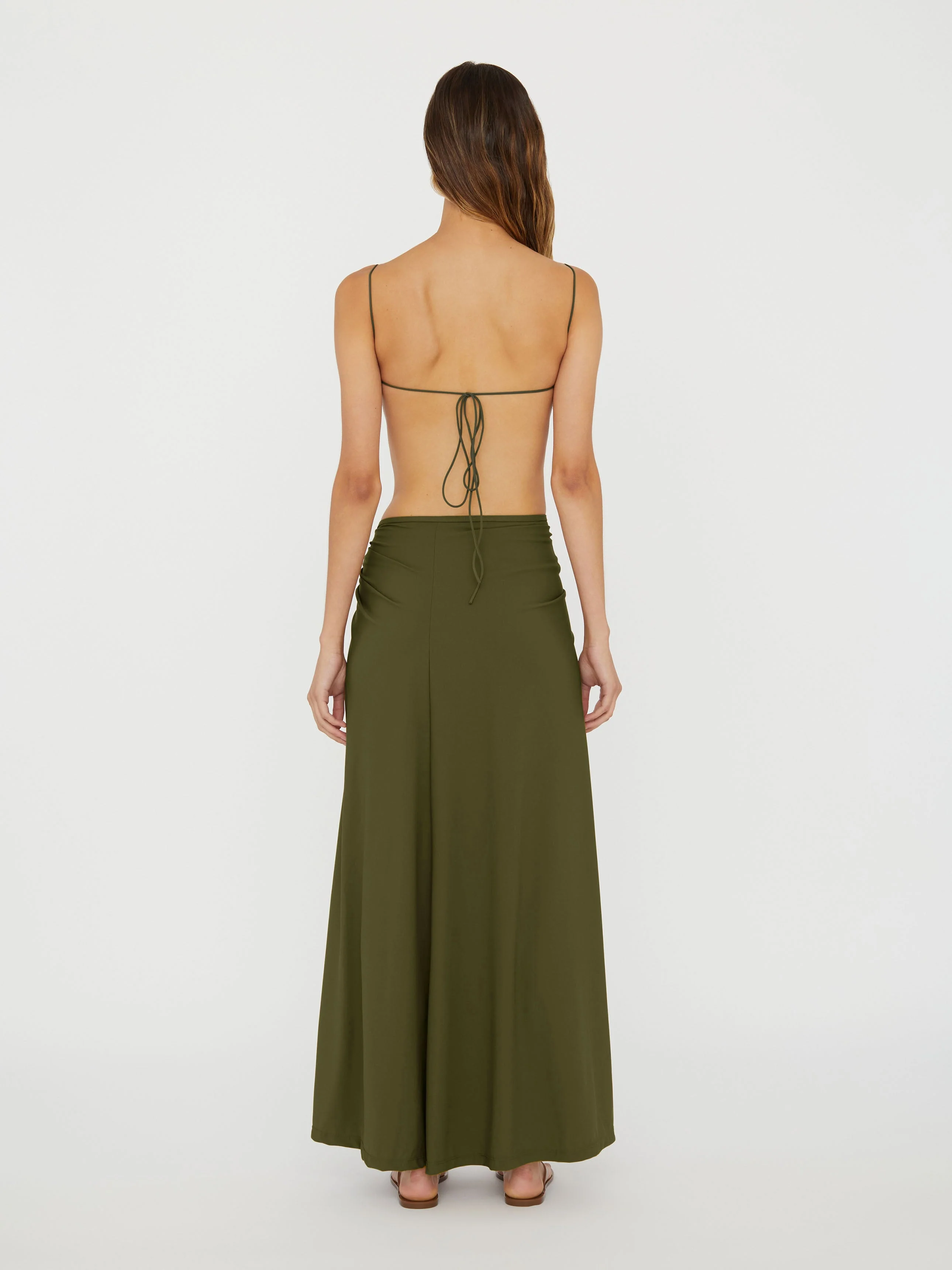 Christopher Esber - Ruched Orbit Split Skirt - Image 5