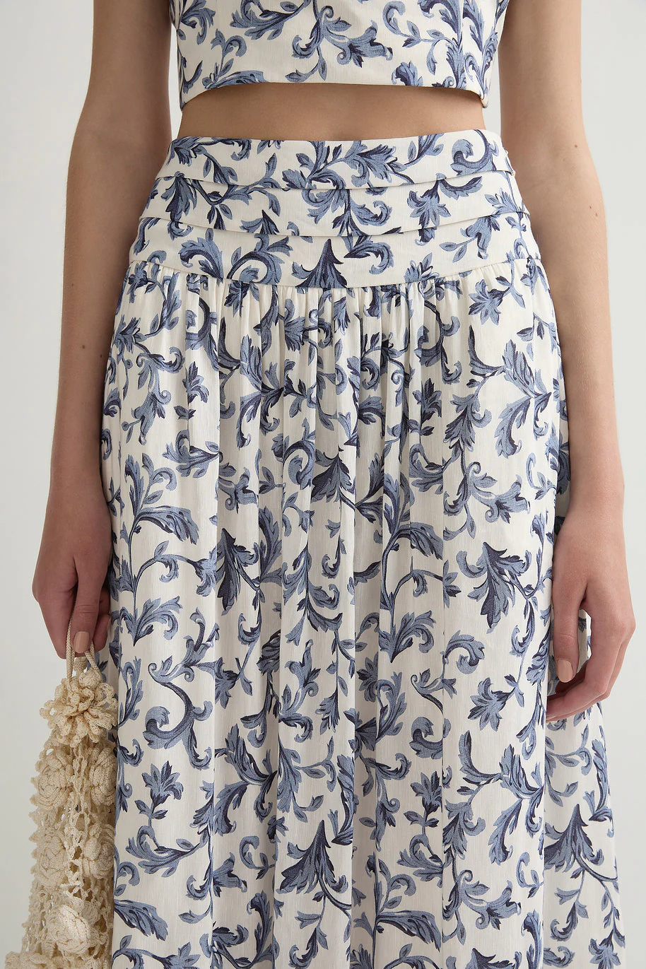 Posse - RUE SKIRT - BLUE BAROQUE - Image 7