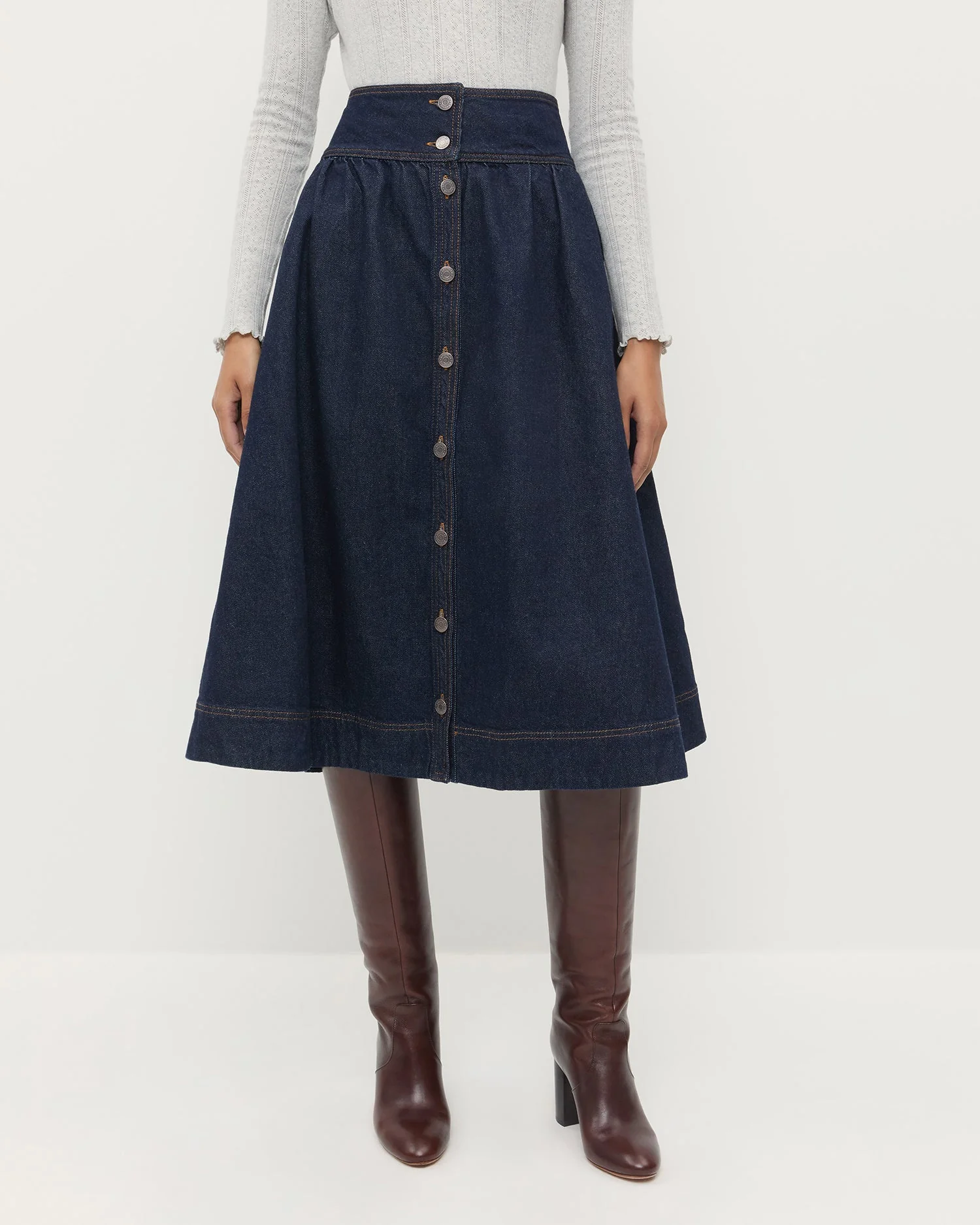 Loeffler Randall - Ruthie Denim Skirt