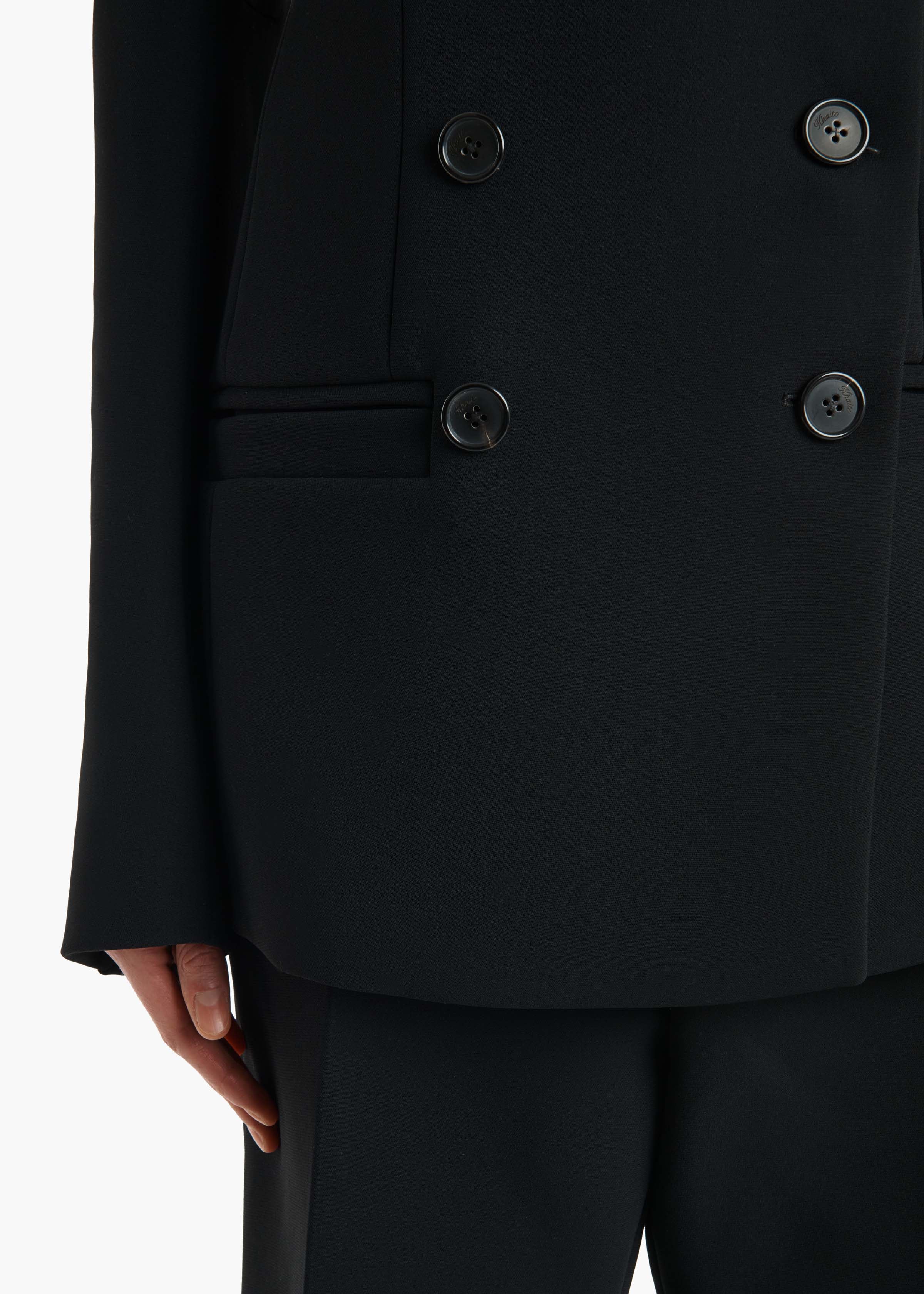 Khaite - Sabel Jacket in Black - Image 6