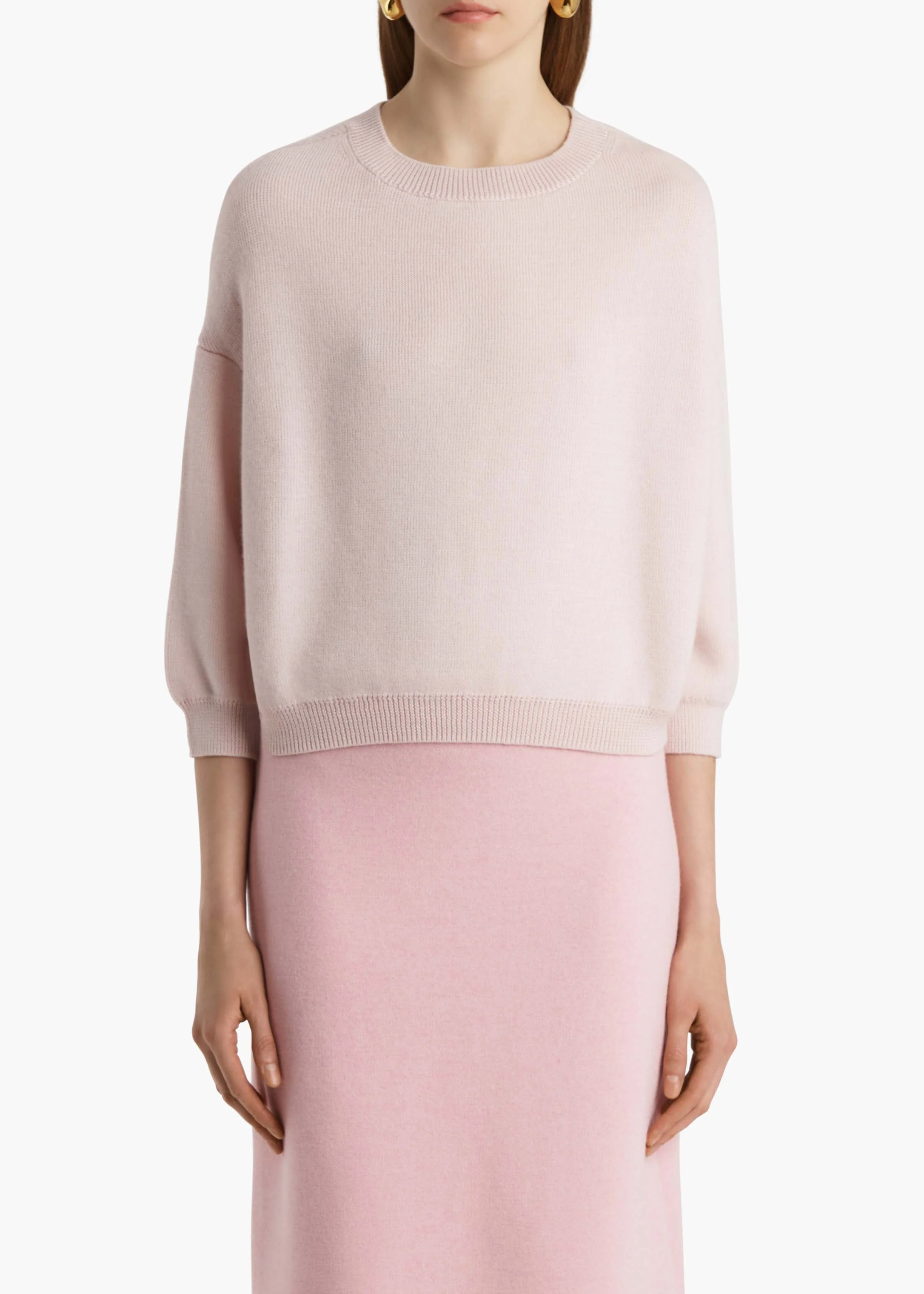 Khaite - Sabina Sweater in Blush - Image 3