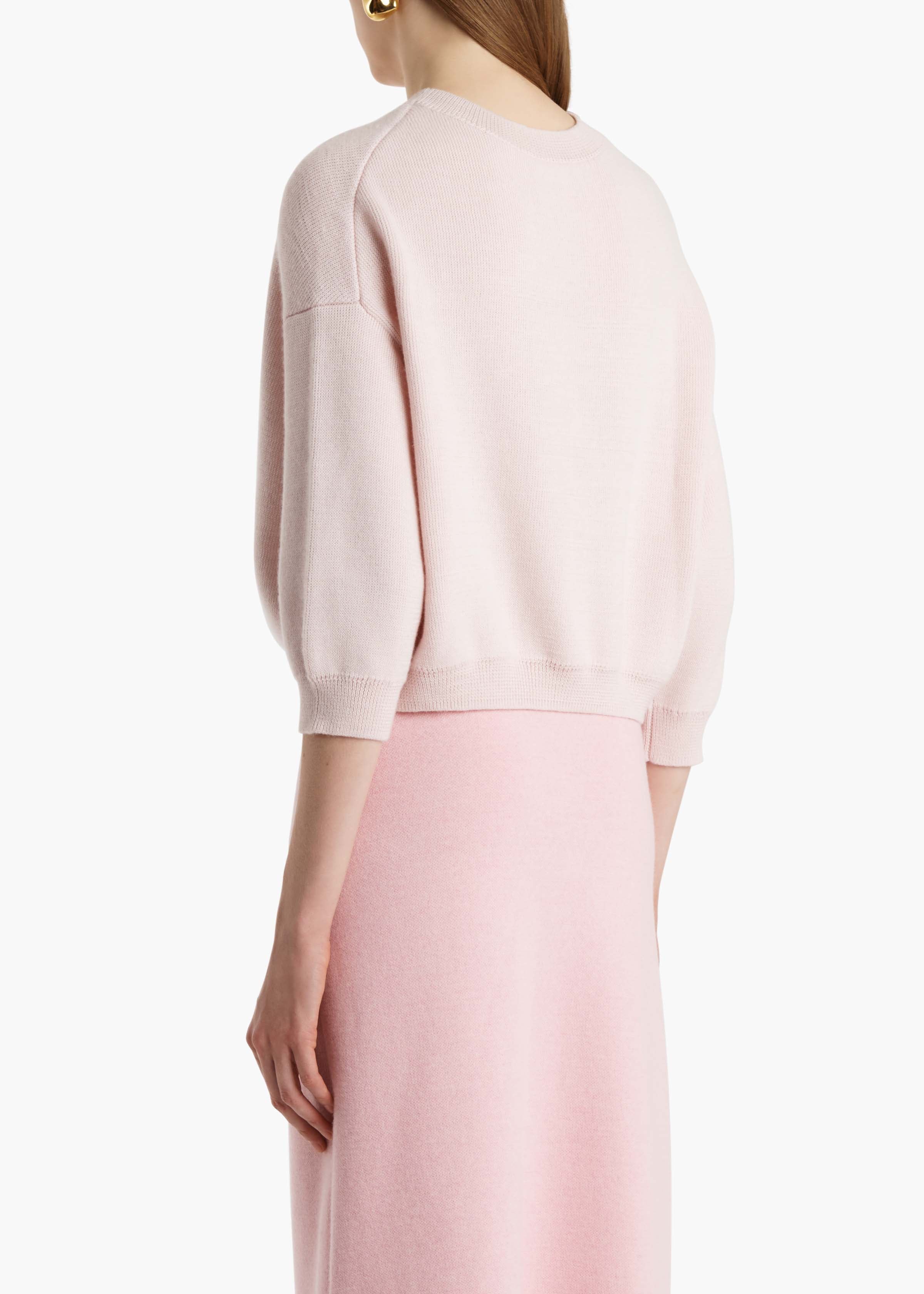 Khaite - Sabina Sweater in Blush - Image 4