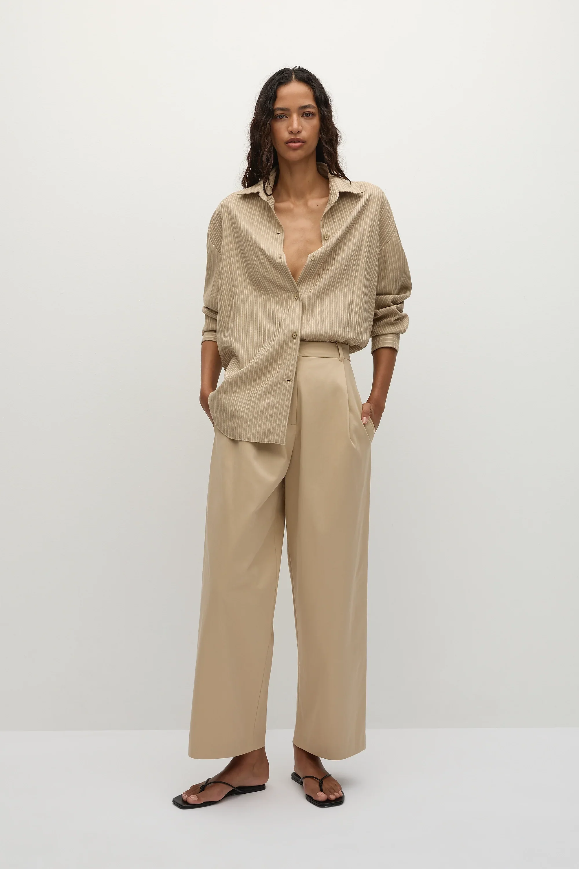 Faithfull - Sable Trouser Fawn - Final Sale - Image 3