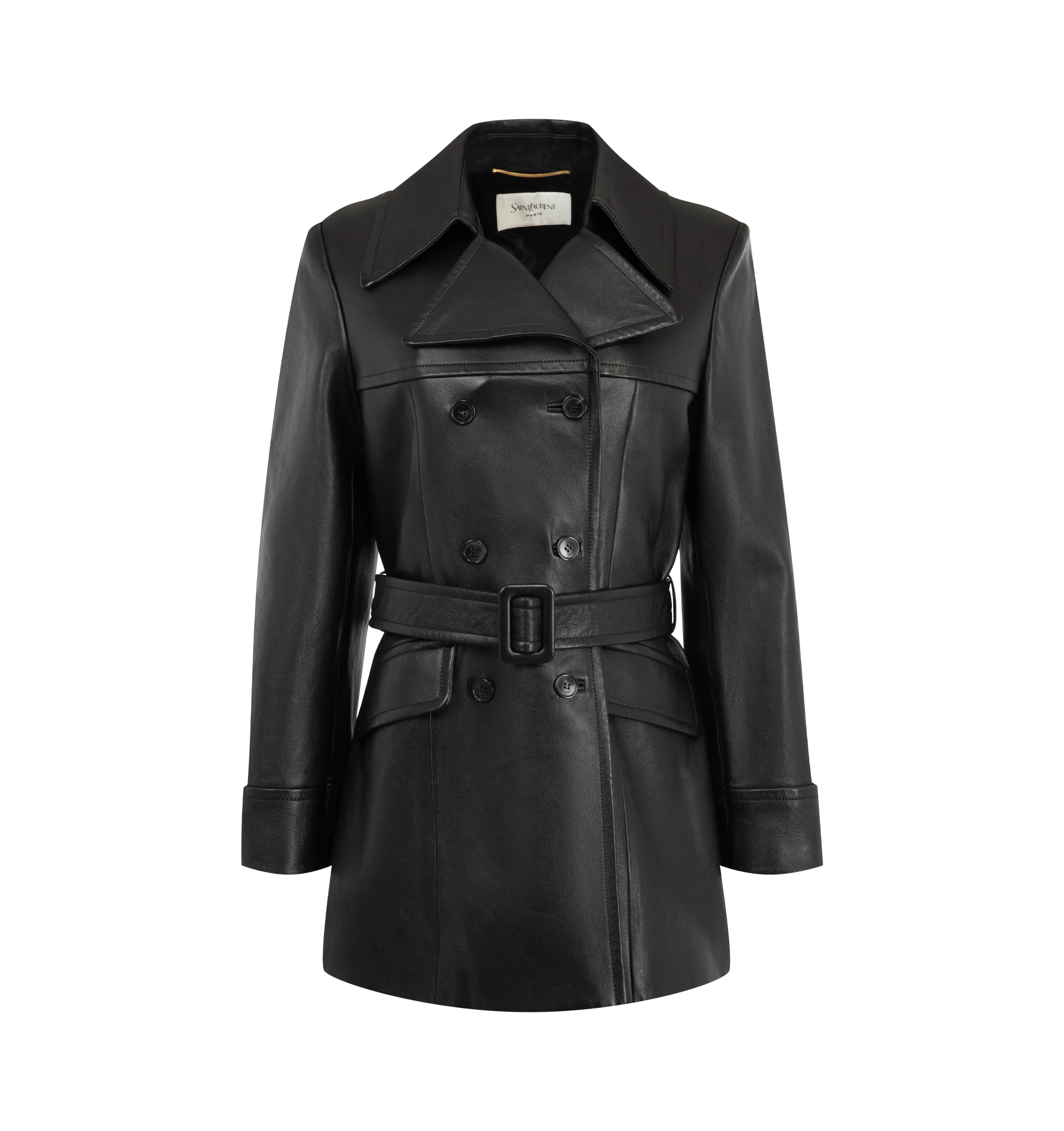 Saint Laurent - Belted Lambskin Jacket