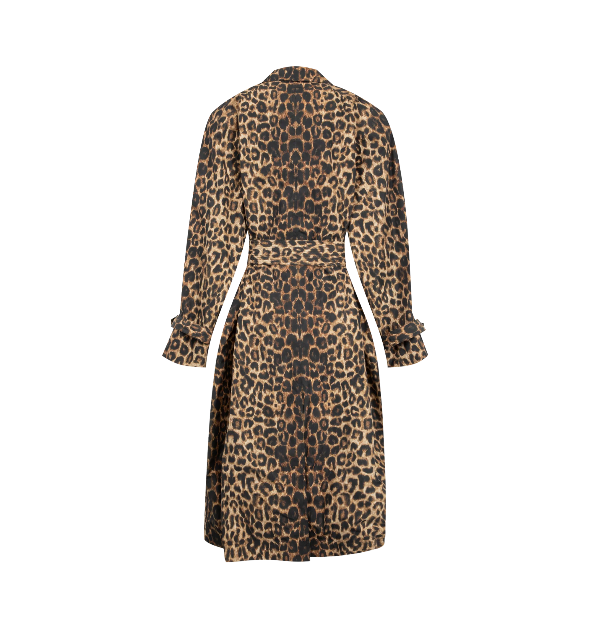 Saint Laurent - Trench Coat In Leopard Print Nylon - Image 2