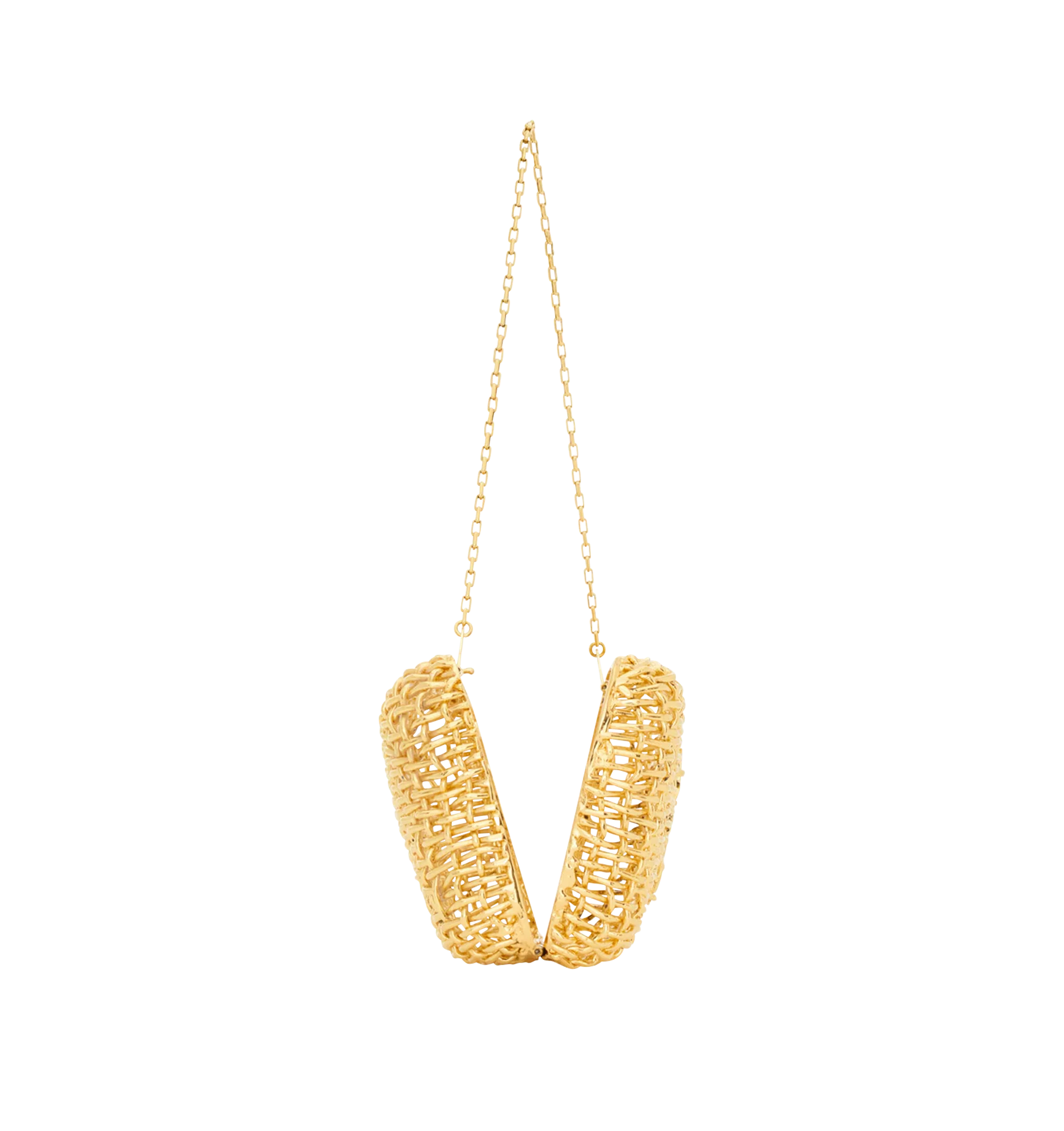 Saint Laurent - Woven Metal Evening Bag - Image 2
