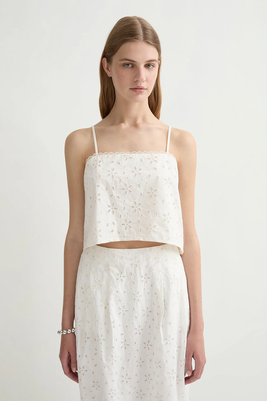 Posse - SALMA TOP - VINTAGE WHITE