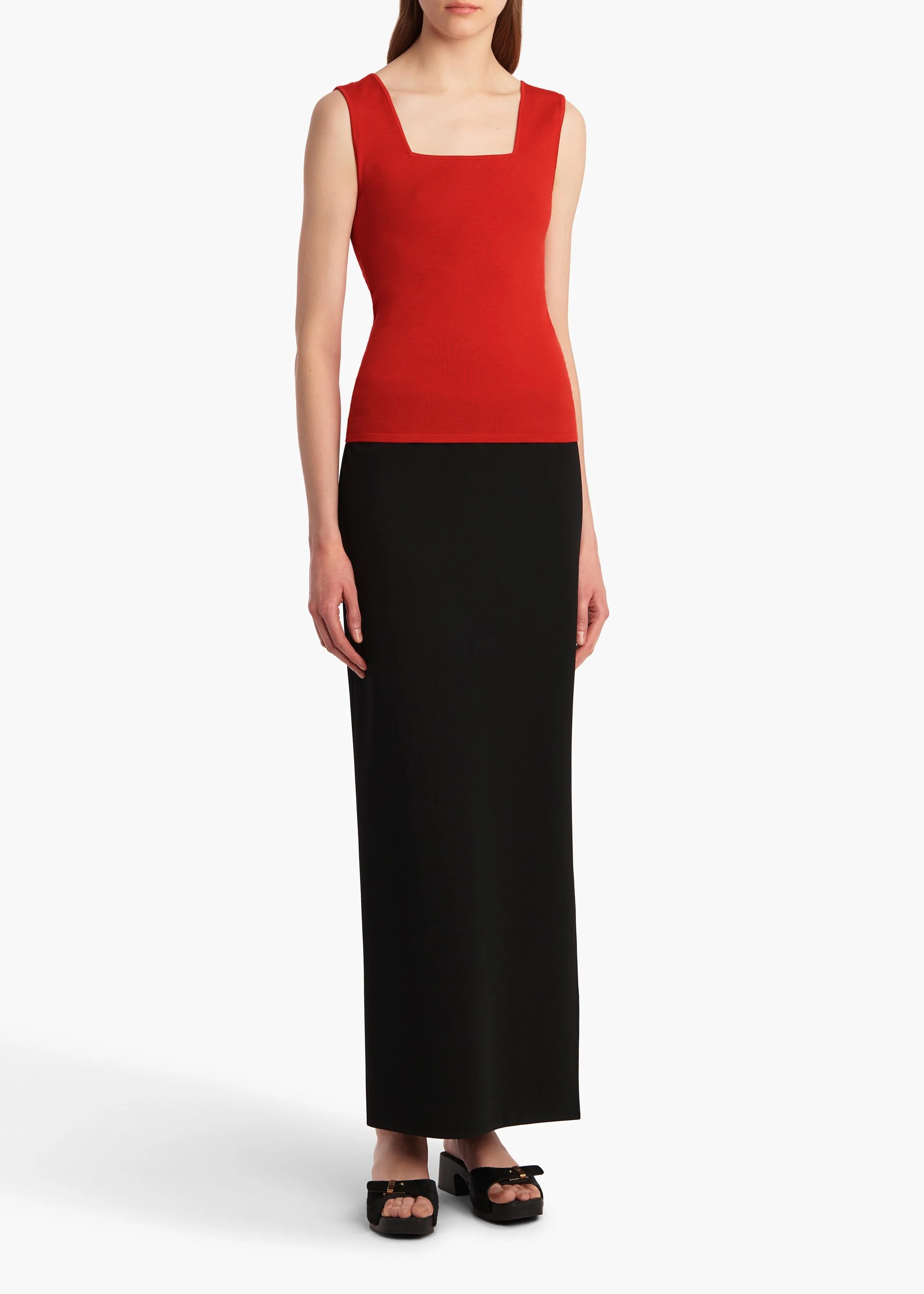 Khaite - Sani Top in Fire Red - Image 2