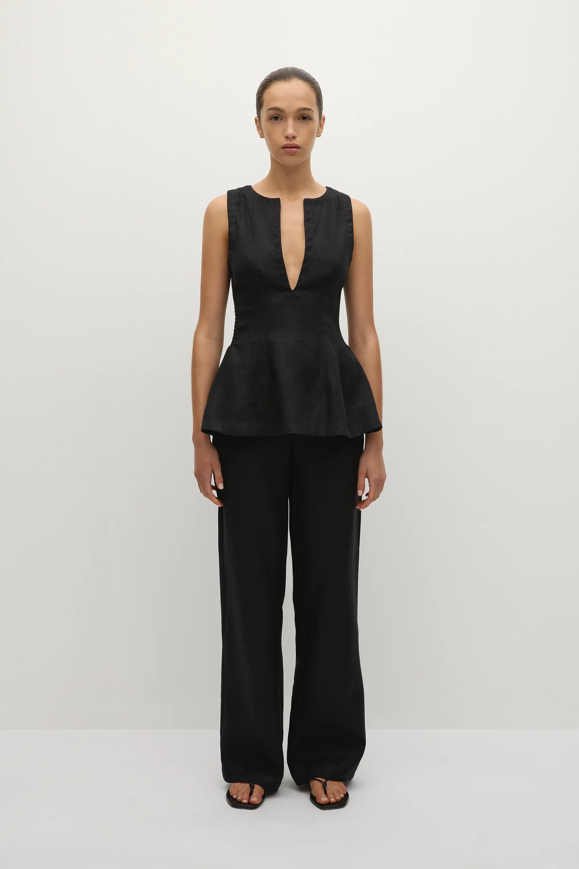 Faithfull - Sanne Pant Black - Final Sale
