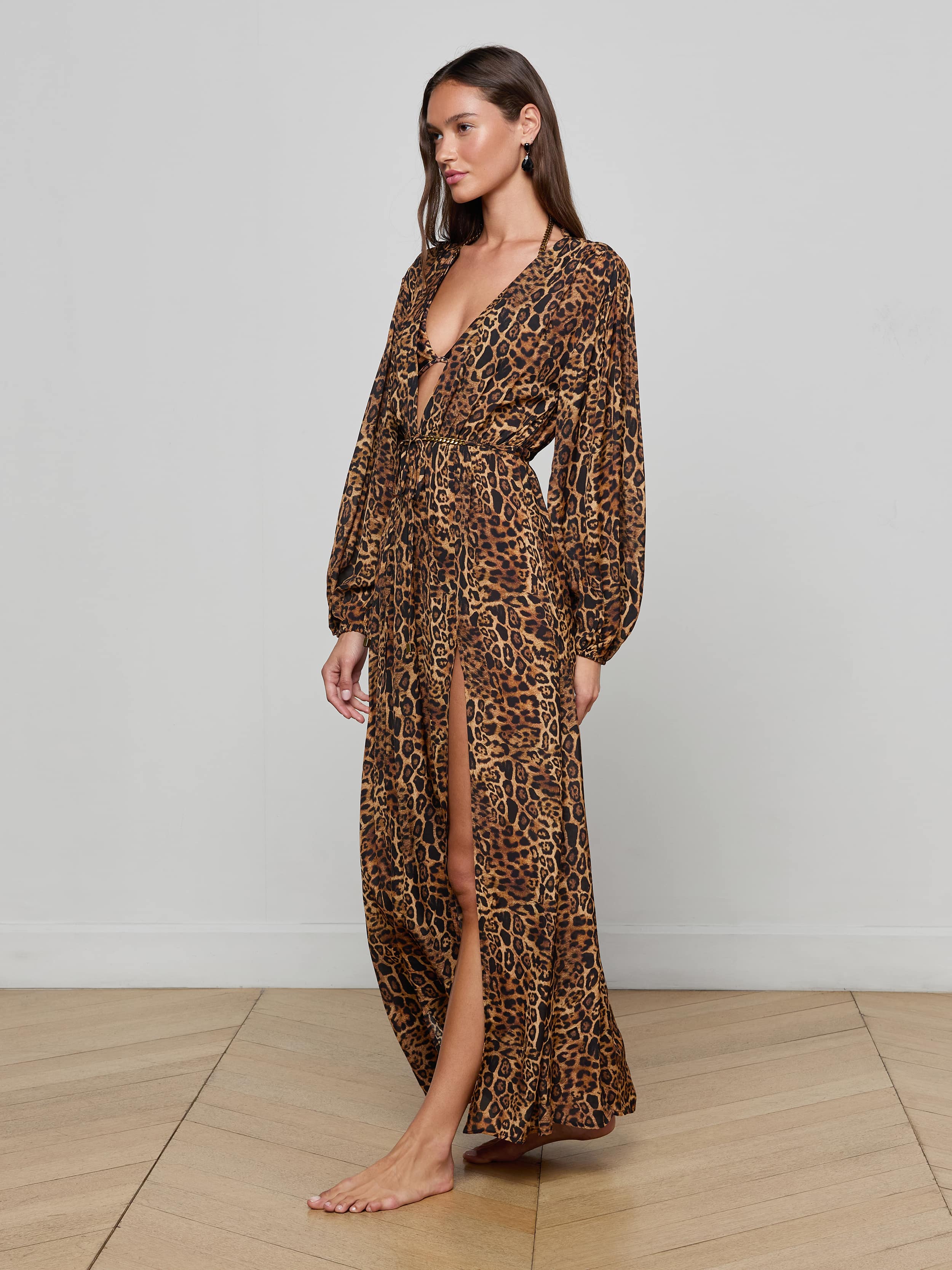 L'AGENCE - Sara Maxi Cover - Up Dress - Image 2